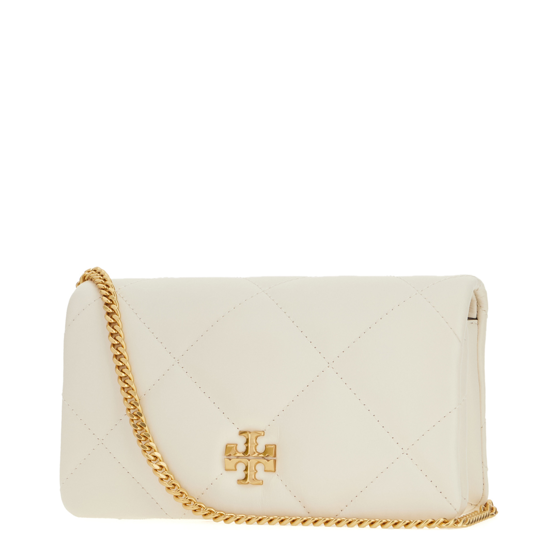 Kira Diamond Quilt Chain Wallet