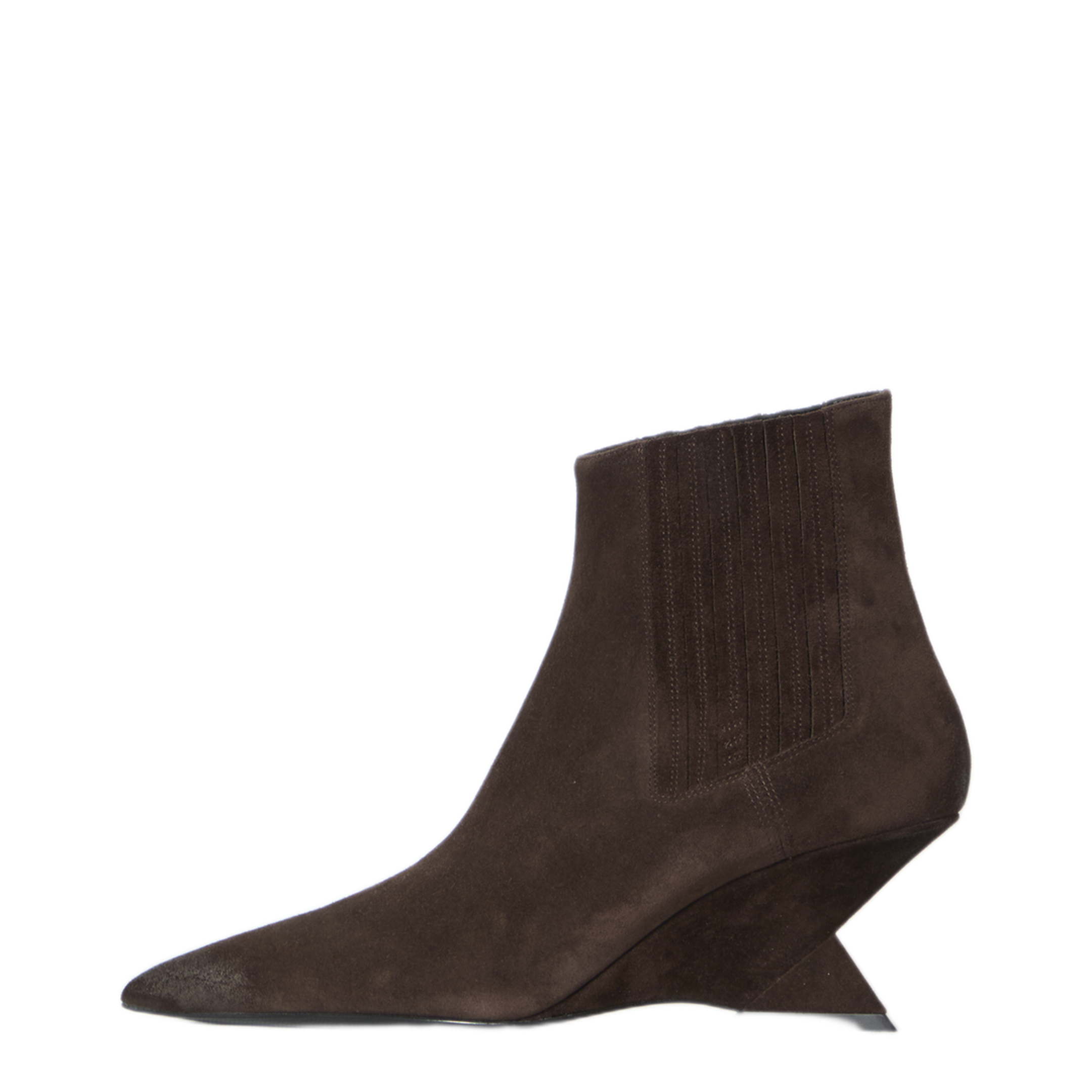 MAYFEYR - The Attico - Cheope Dark Brown Ankle Boots - 261WSH00921108AA204