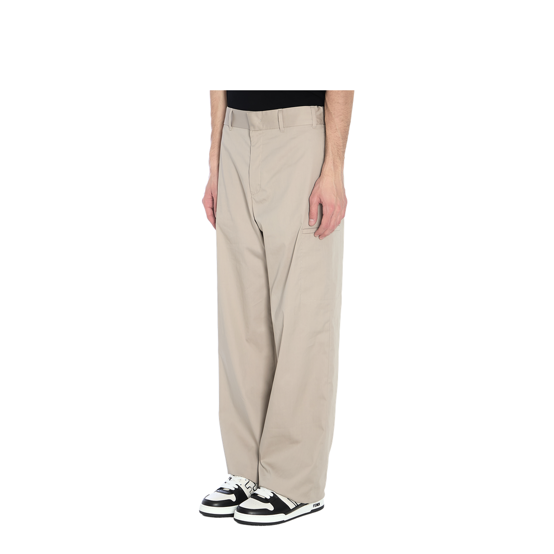 Straight Cargo Trousers