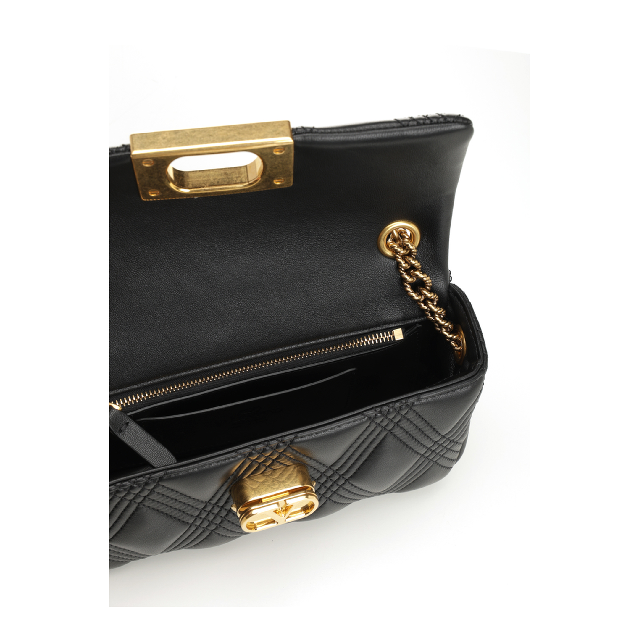 Garavani Small Shoulder Bag Quiltie 67 Black