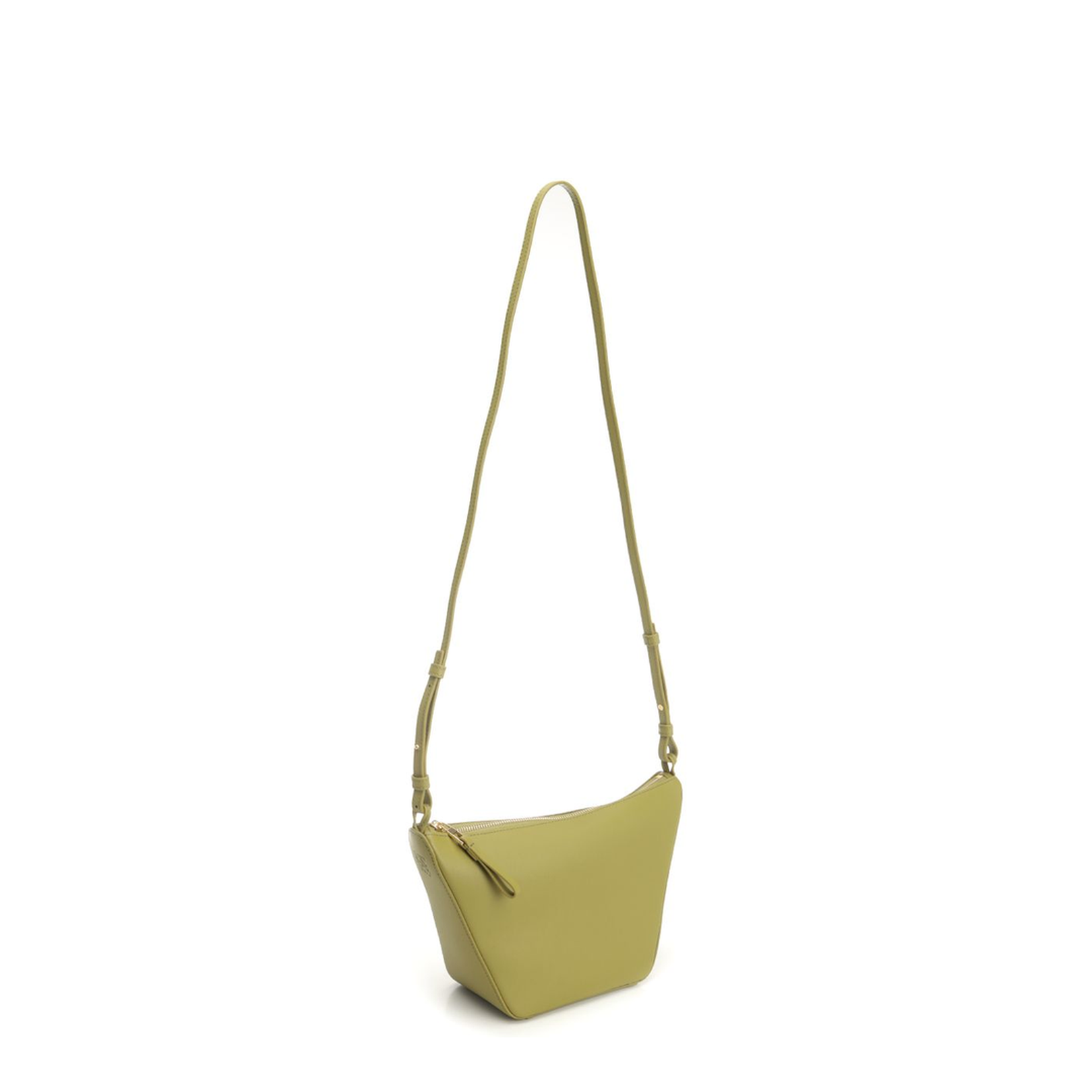 Mini Hammock Hobo Bag in Leather