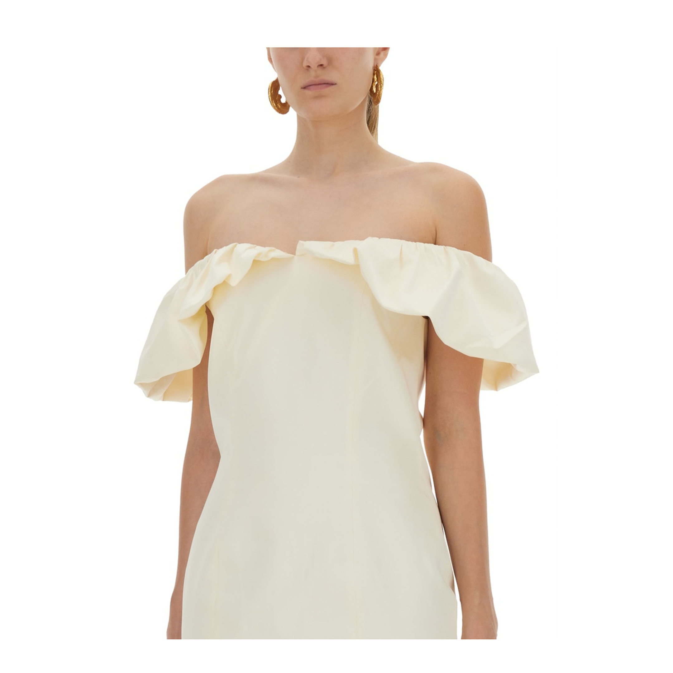 Mini Dress With Bare Shoulders