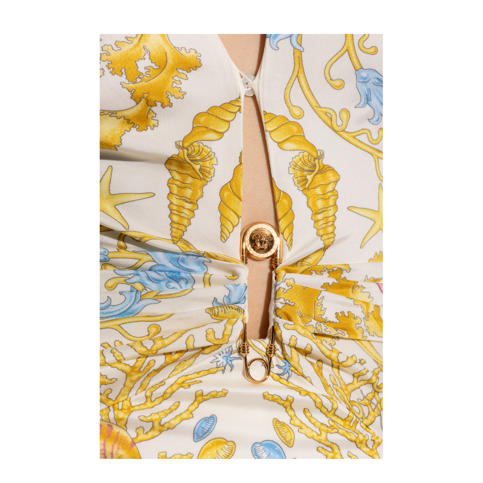 Dress with Underwater Barocco Print