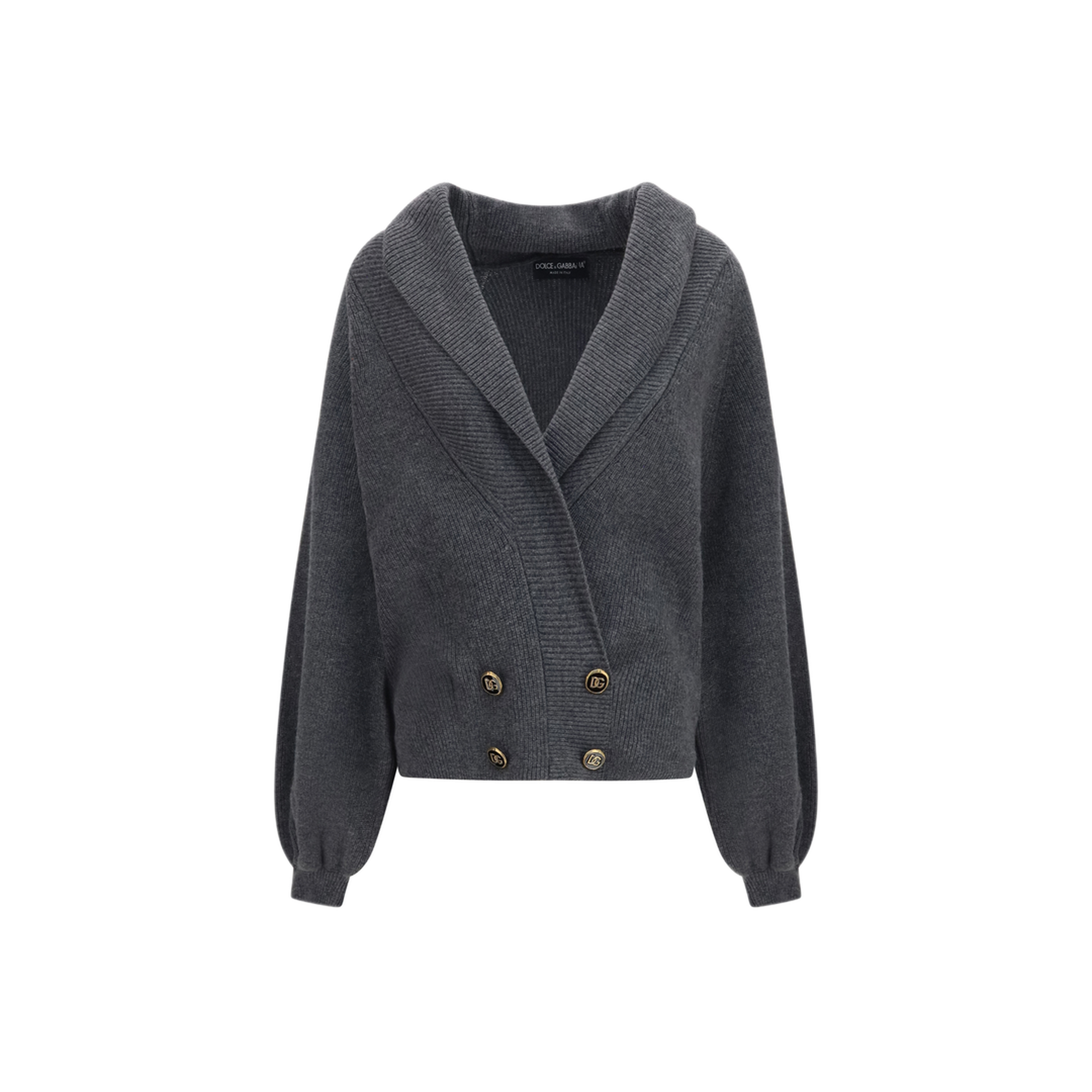 MAYFEYR - Dolce & Gabbana - Cropped Shawl Collar Cardigan With Wide Sleeves - FXVFITJDVMT