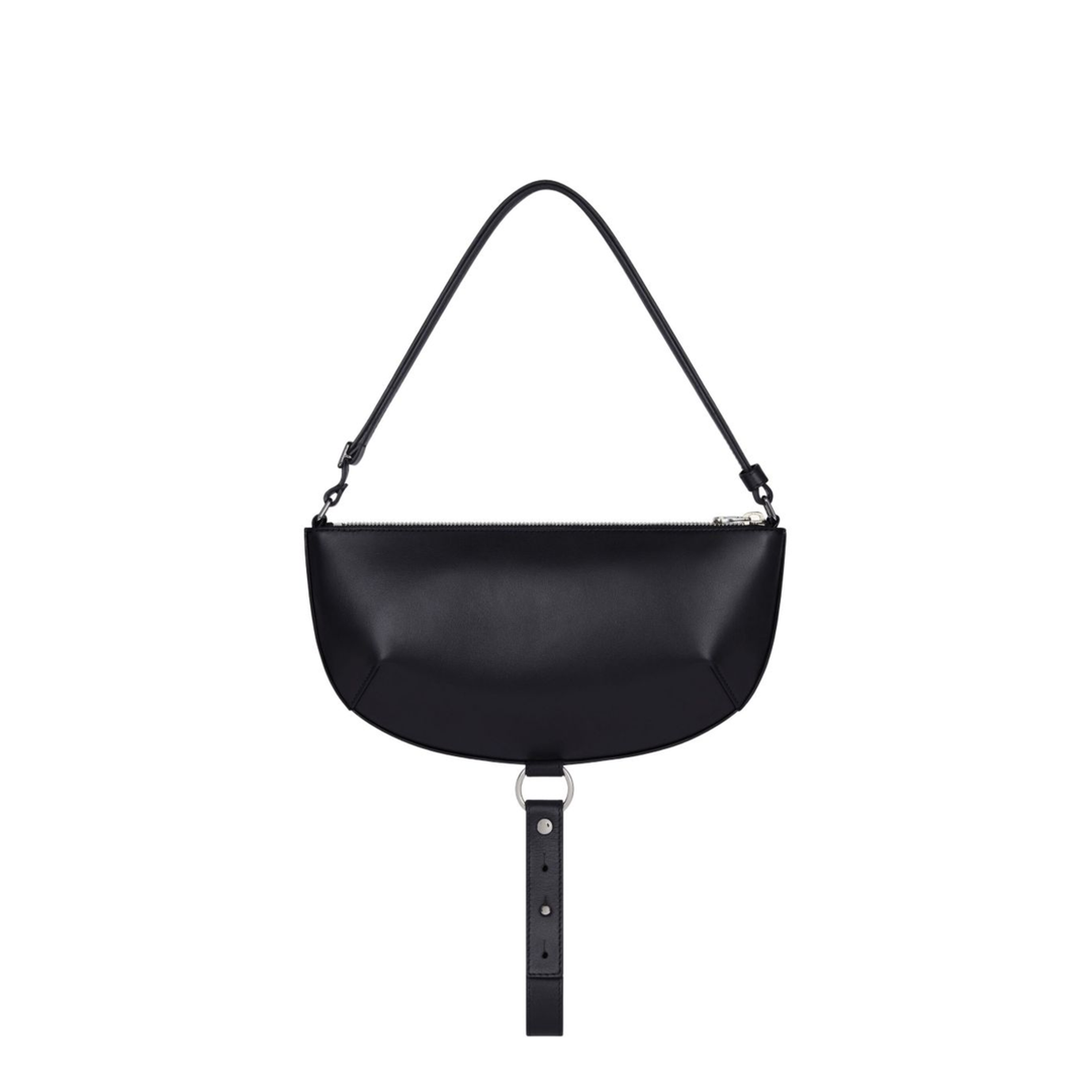 Holy Eclipse Medium Calf Leather Shoulder Bag - Black