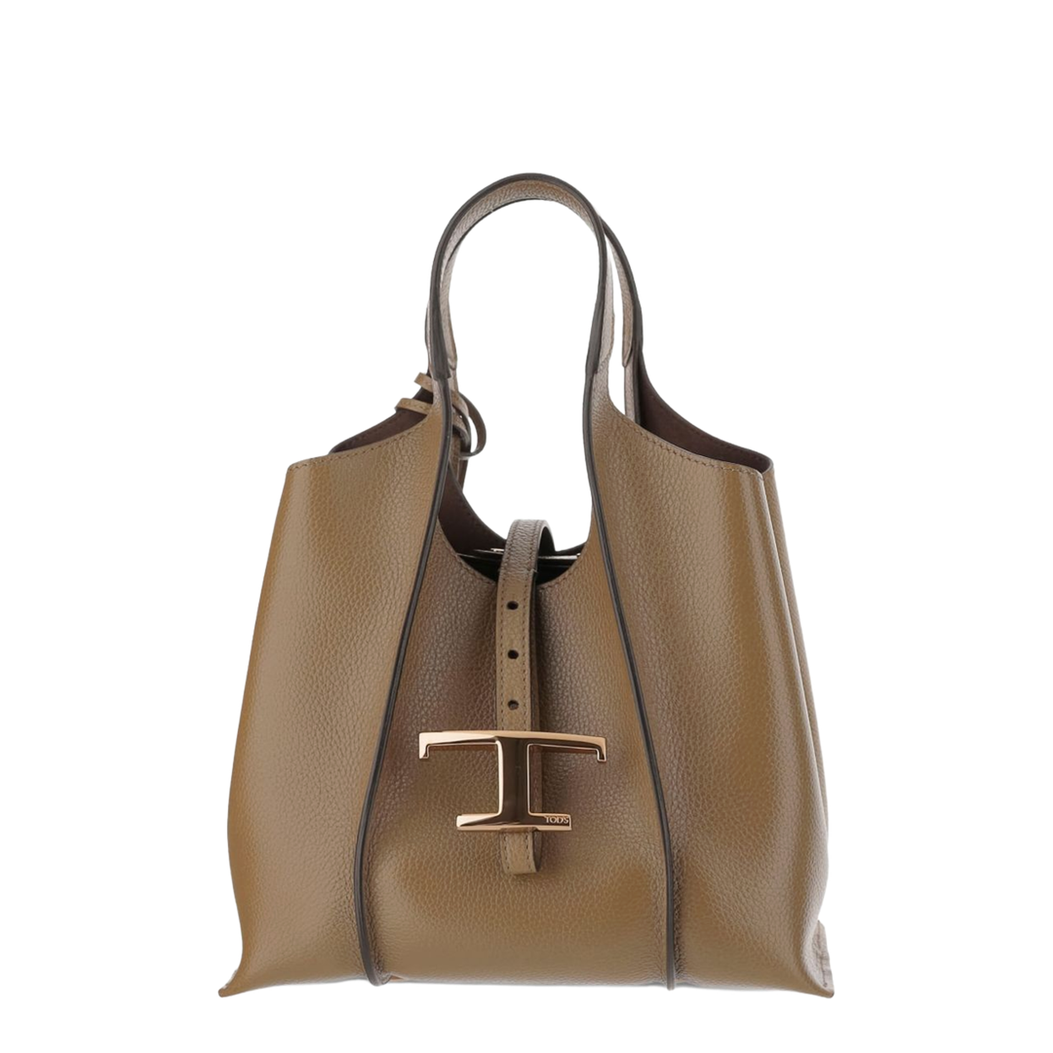 T Timeless Shopping Bag in Leather Mini