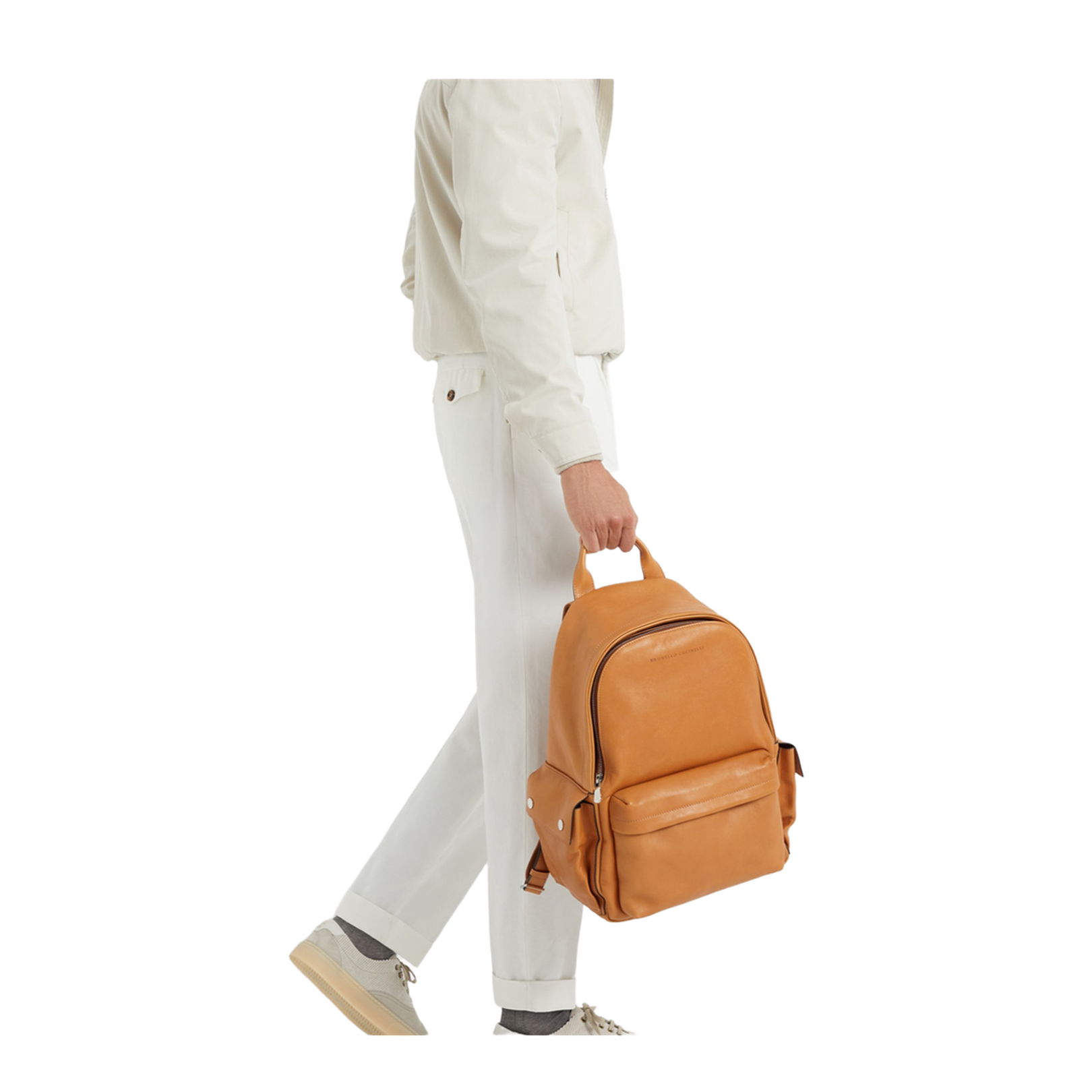 Travel Backpack in Cognac
