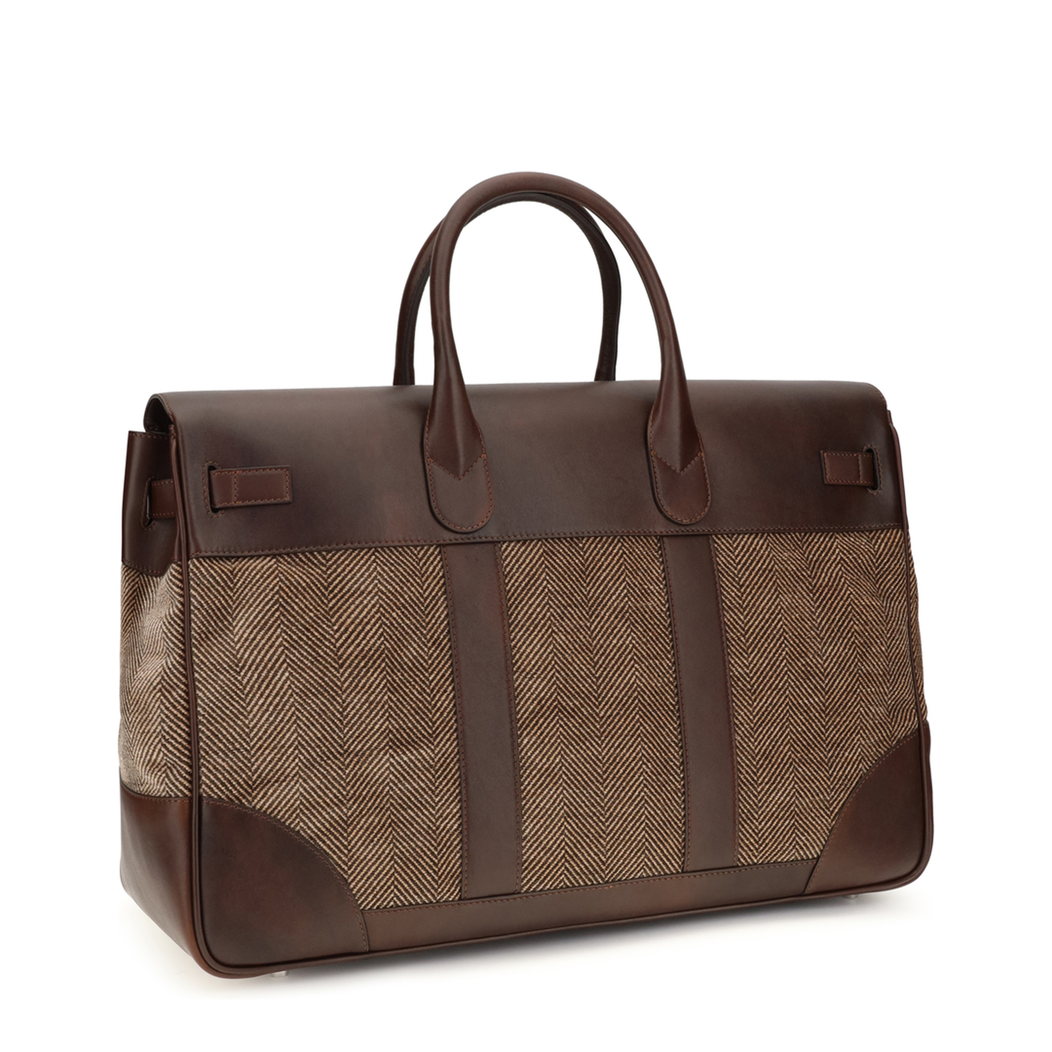 MAYFEYR - Brunello Cucinelli - Travel Bag In Leather And Fabric - MBROBU071