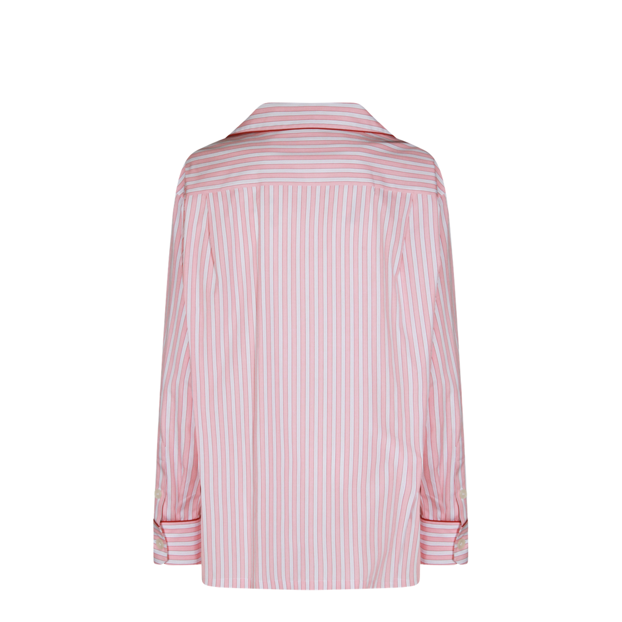 Striped Poplin Shirt In Multicolor