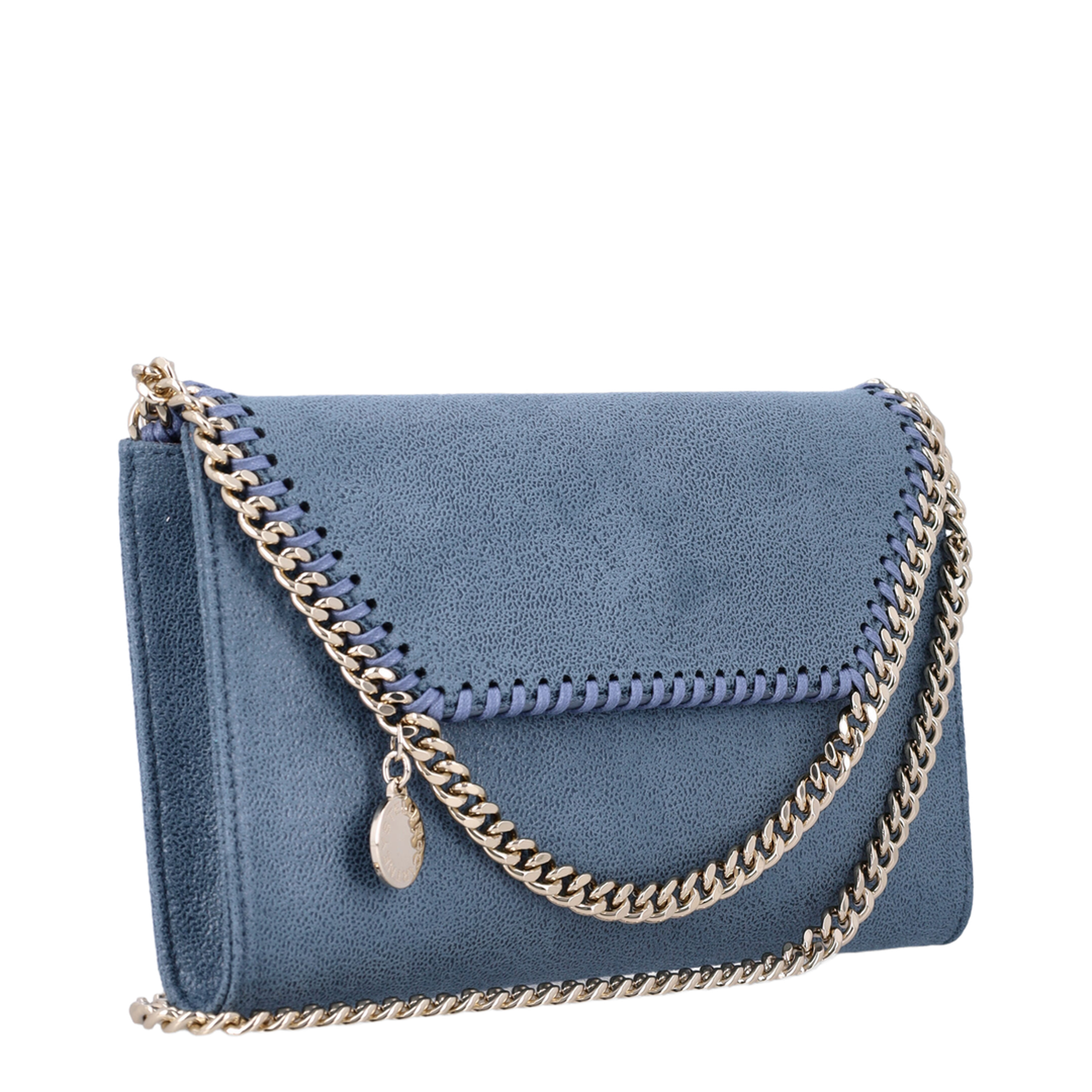 Falabella Eco Leather Crossbody Bag - Light Blue