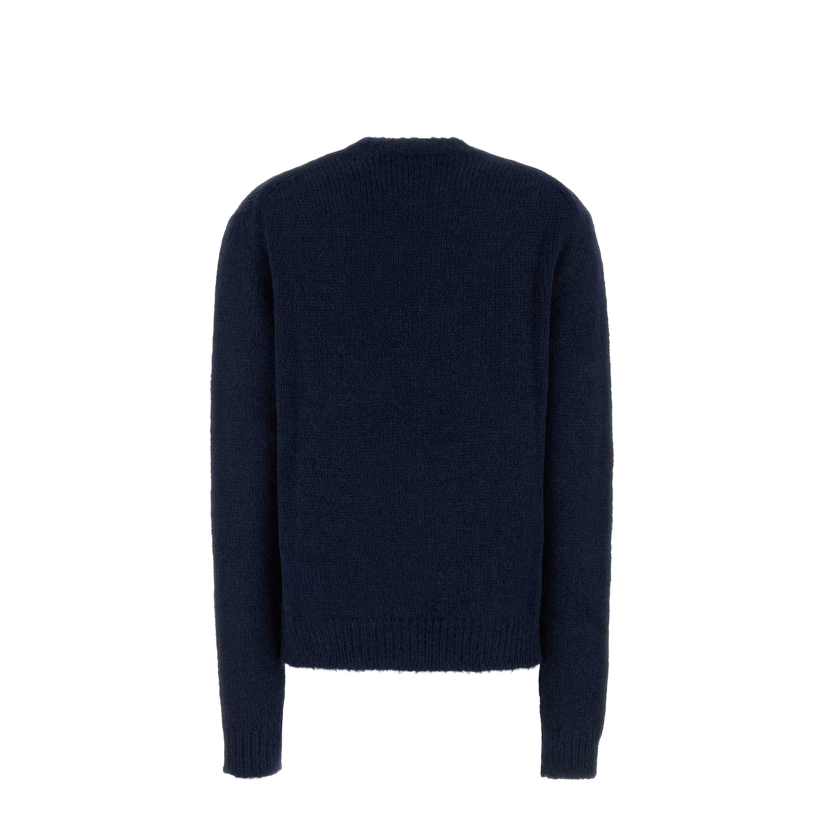 Navy Blue Alpaca Blend Oversize Sweater