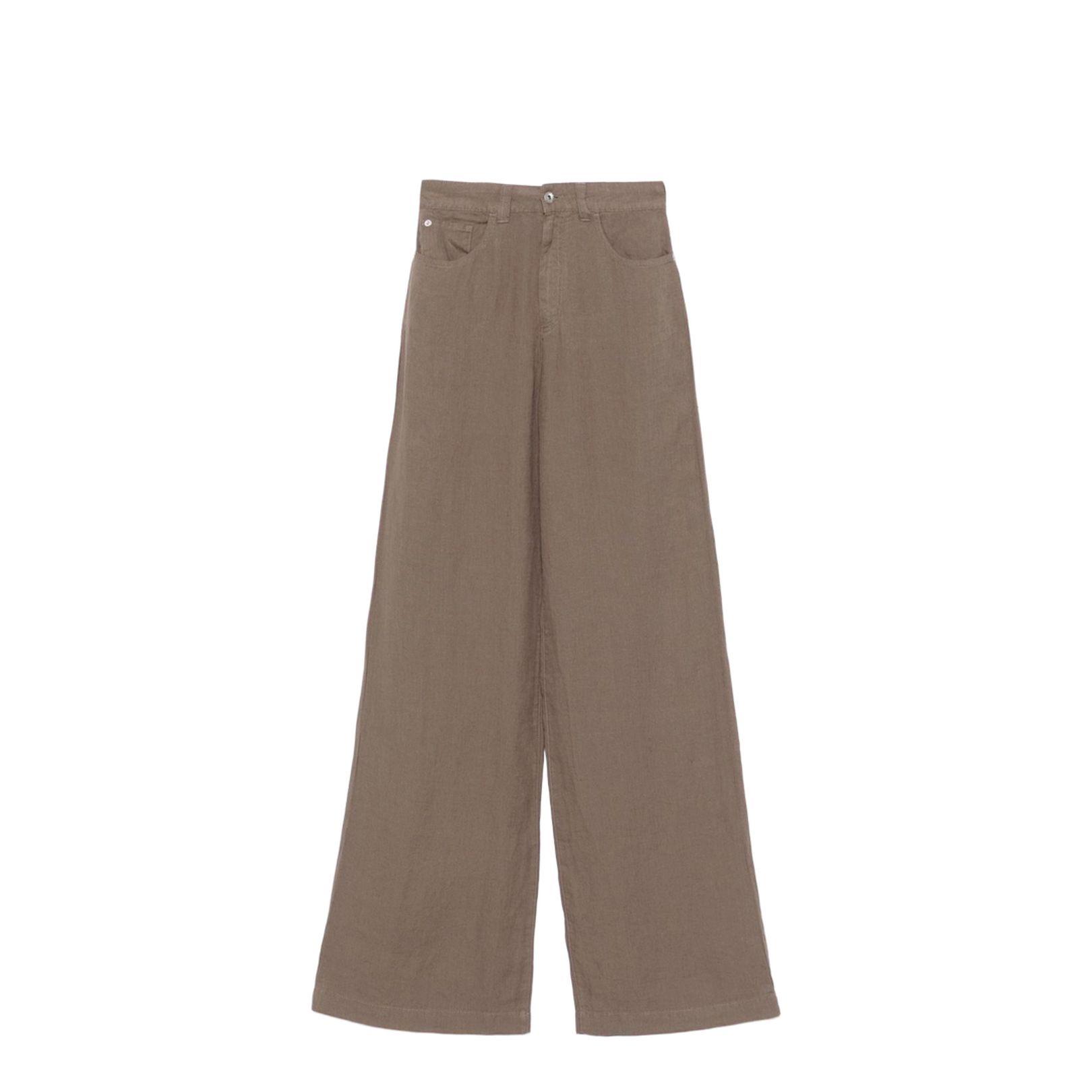 Wide-leg linen trousers