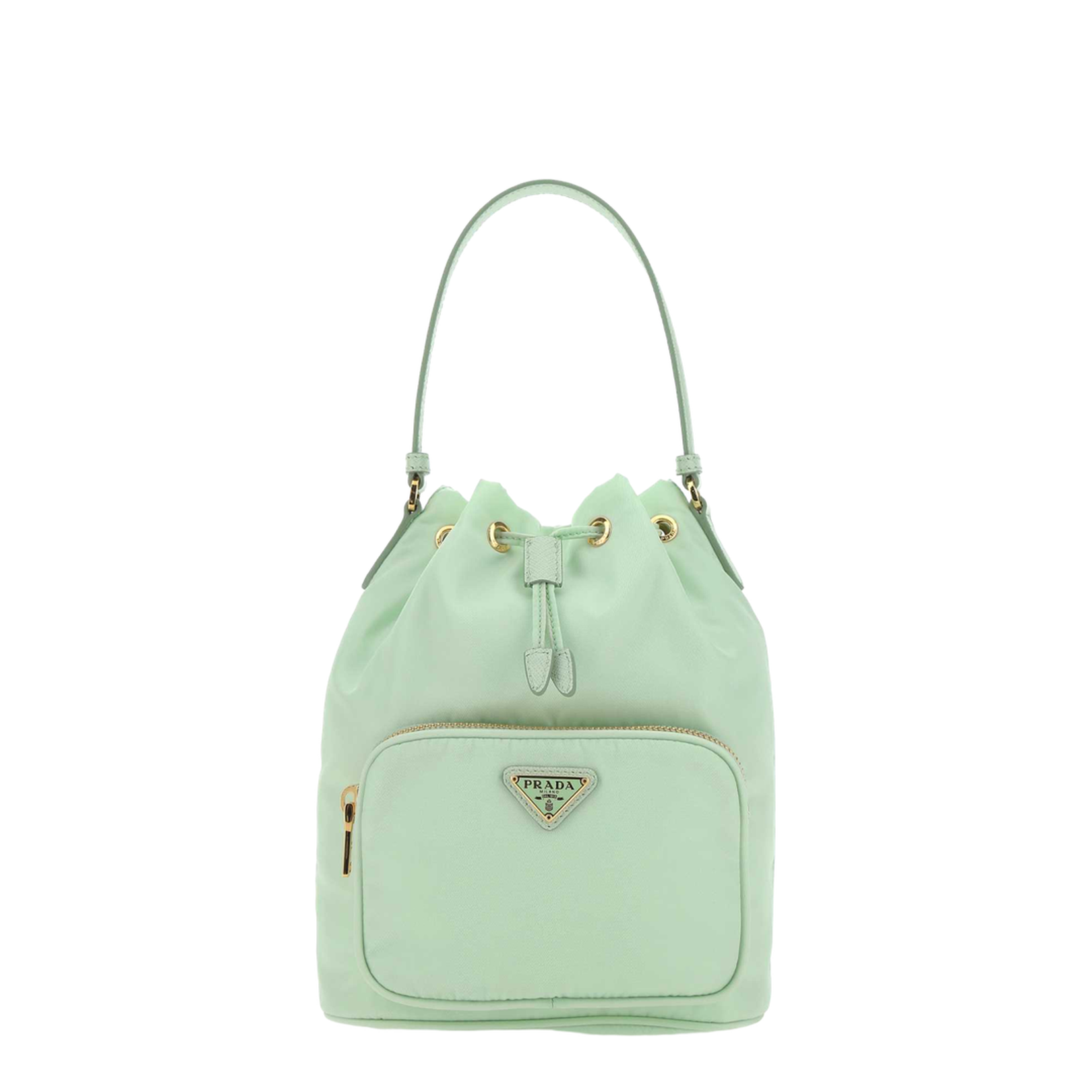 Pastel Green Re-nylon Bucket Bag