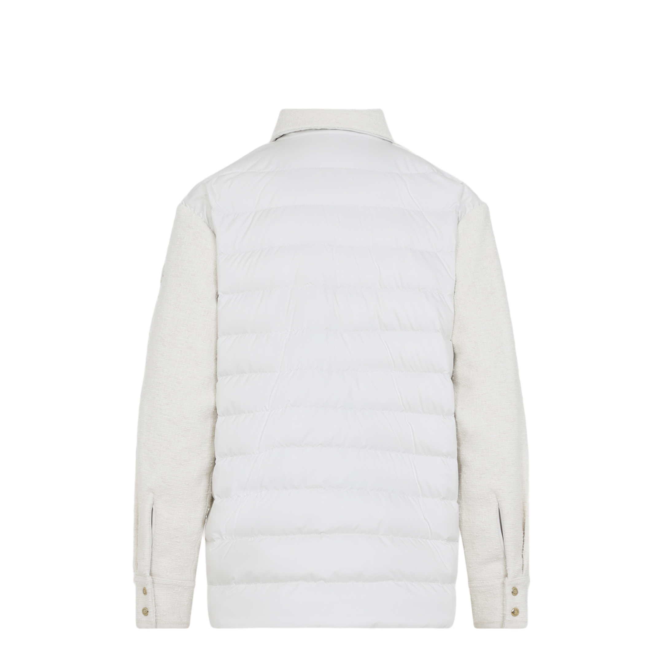 Ivory Bouclé Down Jacket