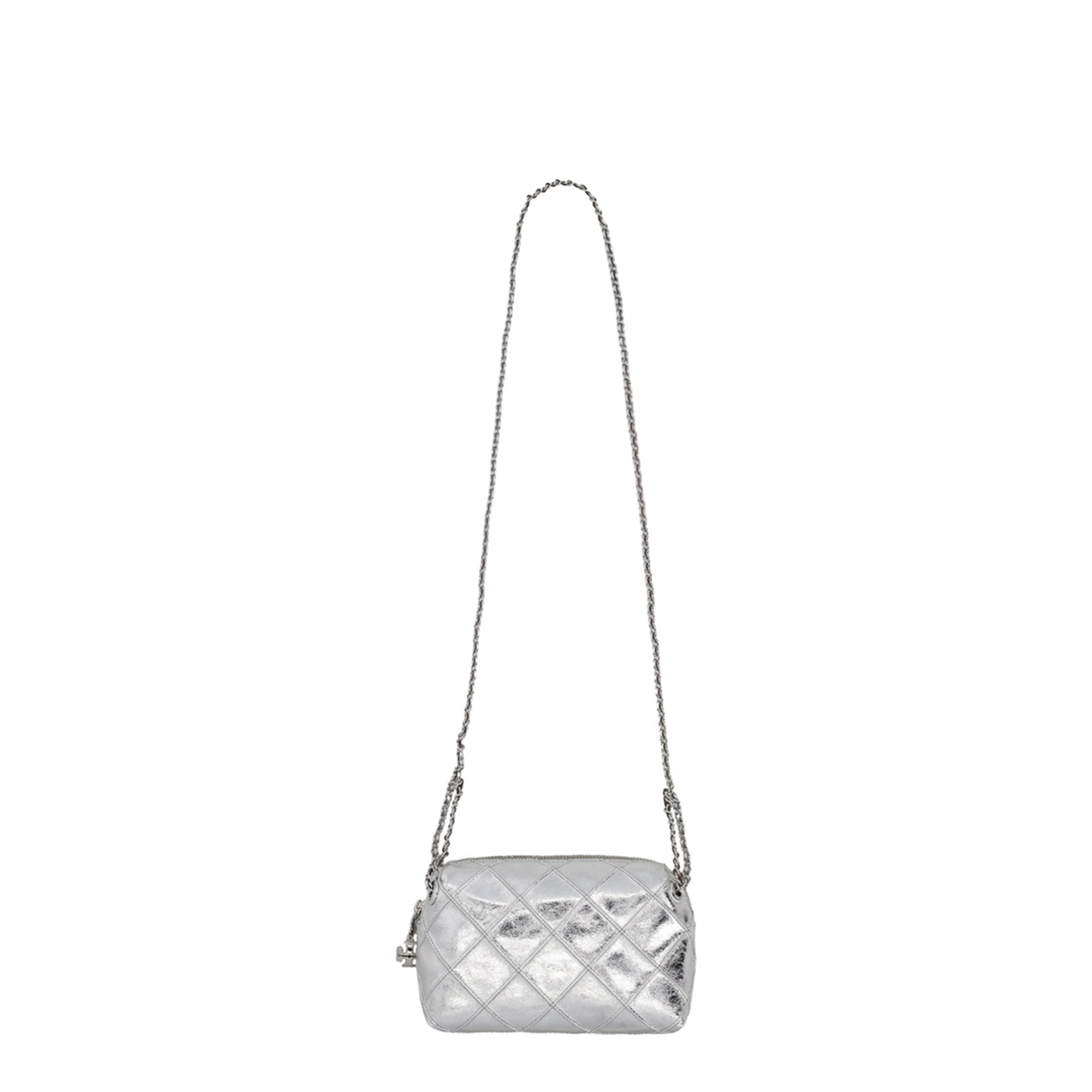Fleming Metallic Leather Crossbody - Metallic Gold