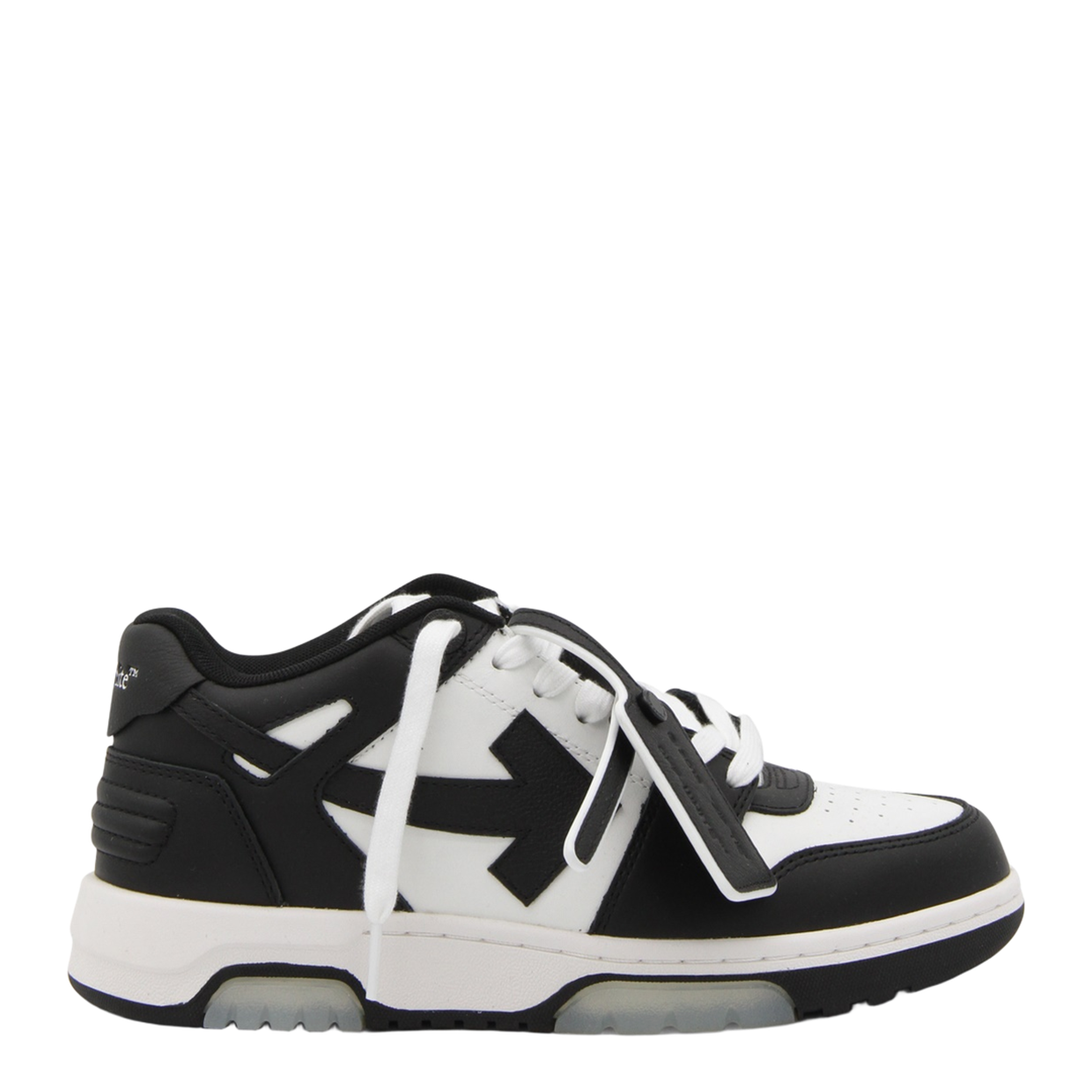 Out Of Office Leather Sneakers - Black