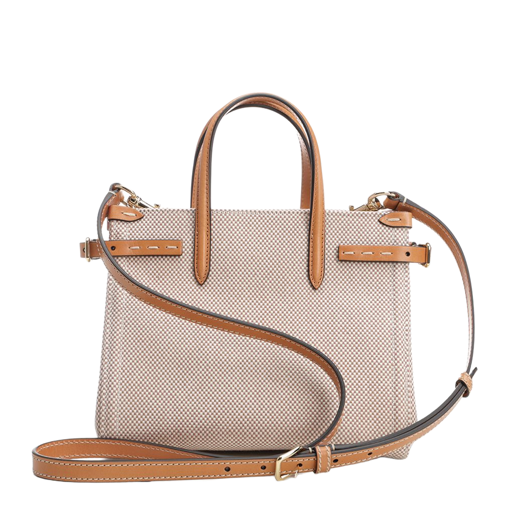 Antibes Canvas Bag in Natural Brown