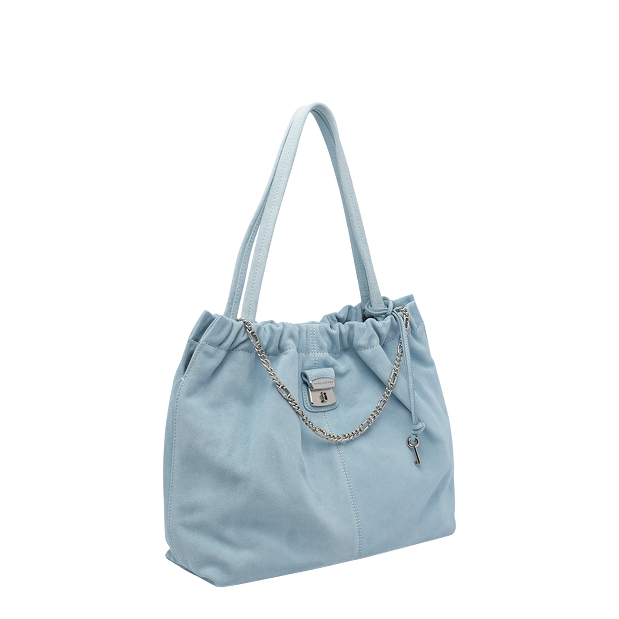 Cristina Suede Tote Bag - Blue