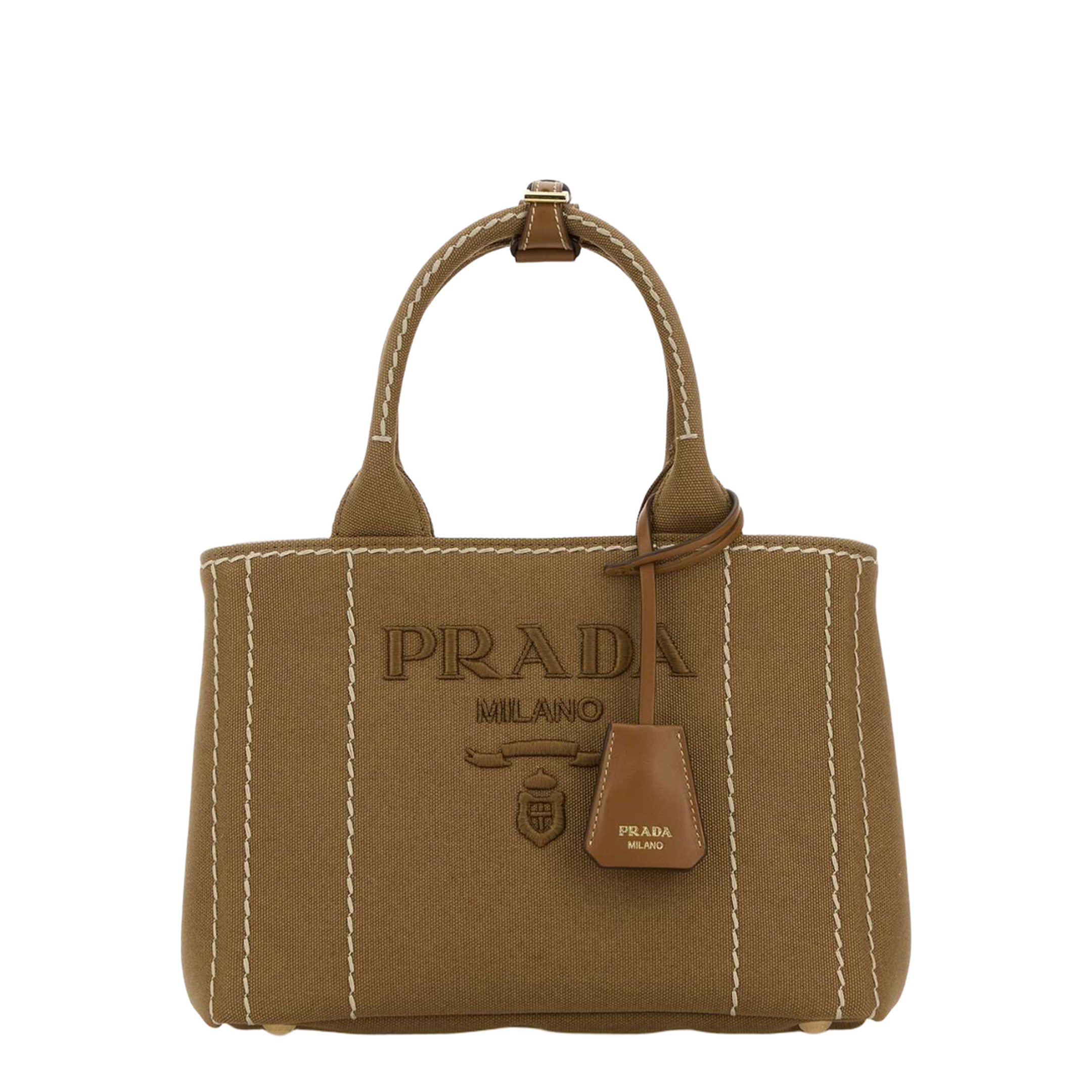 Camel Canvas Handbag