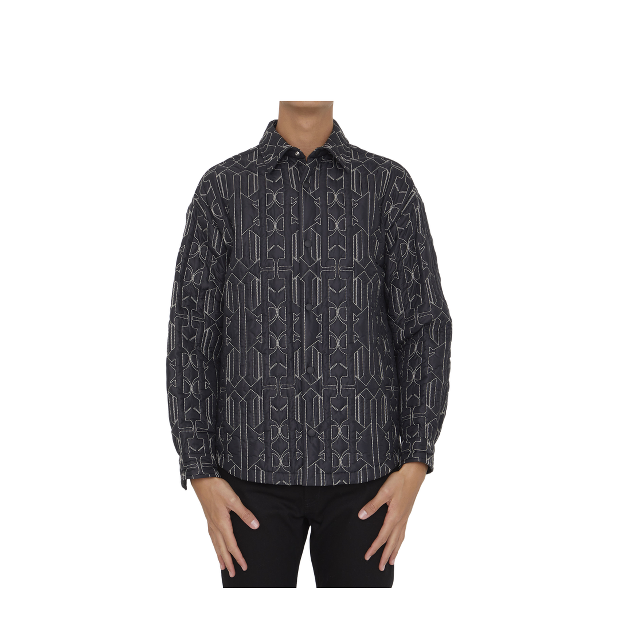 MAYFEYR - Palm Angels - All Monogram Jacket - PMEA251E23FAB0011103