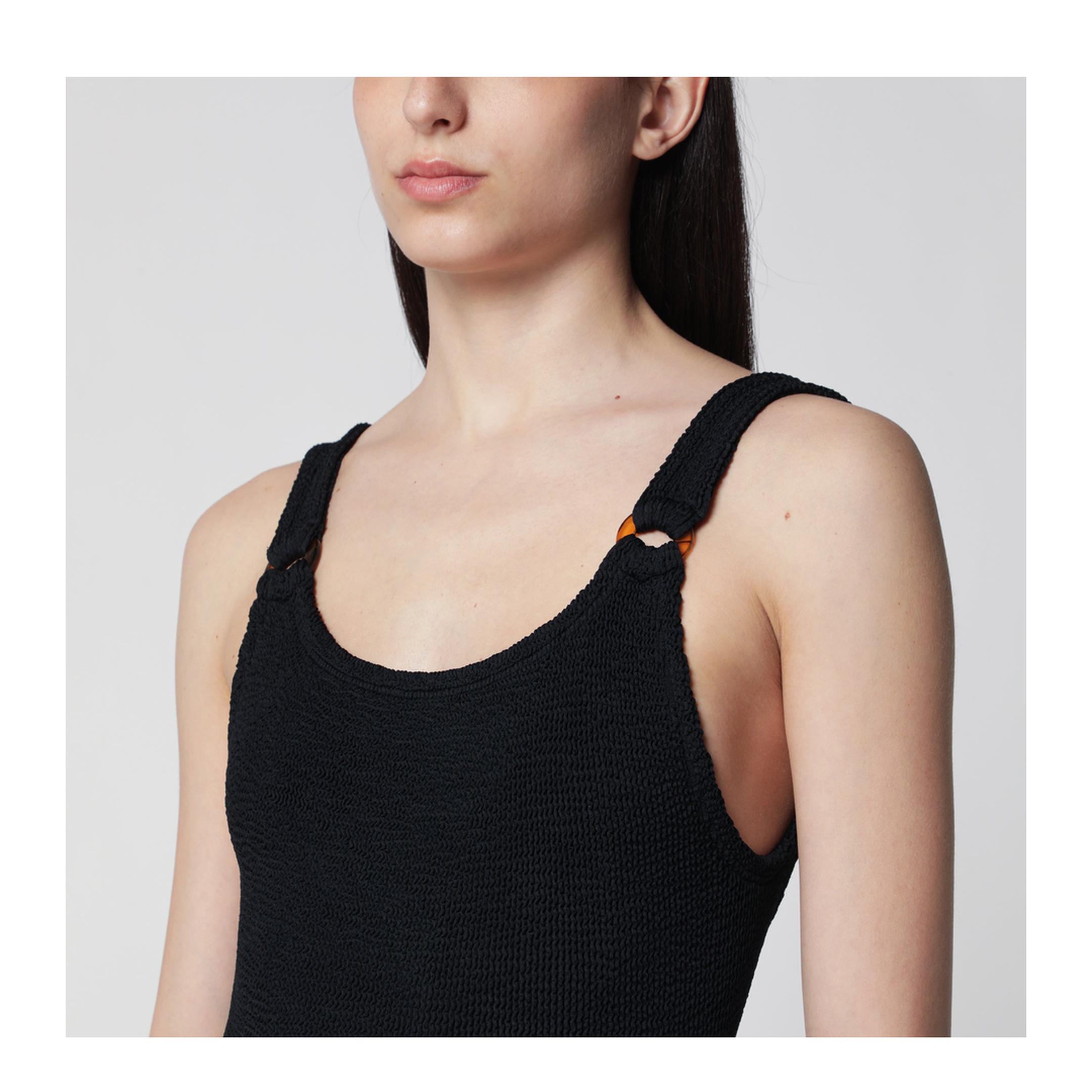 MAYFEYR - HUNZA G - Domino Black One Piece Swimsuit - DOMINONYBLK