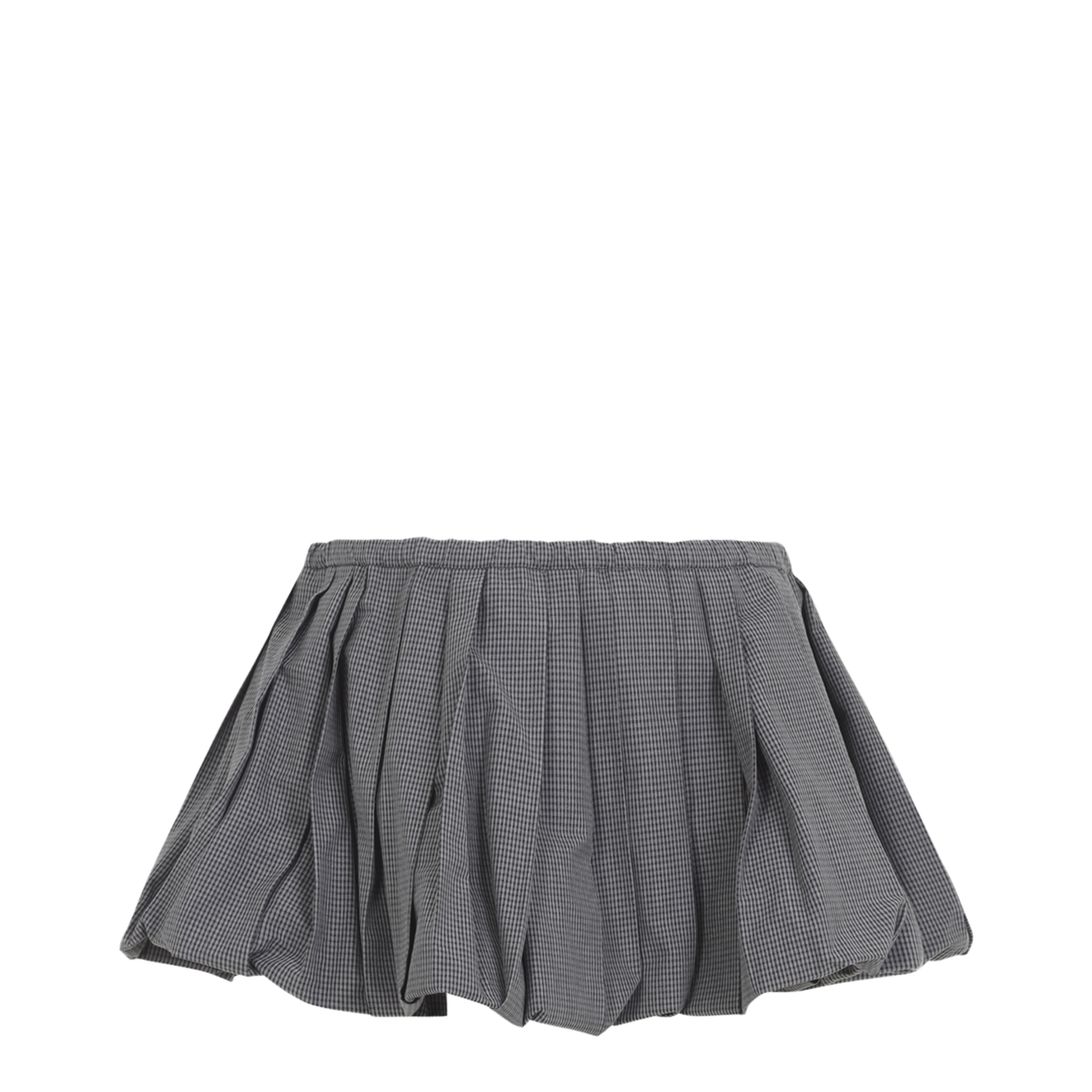 MAYFEYR - Miu Miu - Plissé Check Mini Skirt - MG2723SOOO19OS