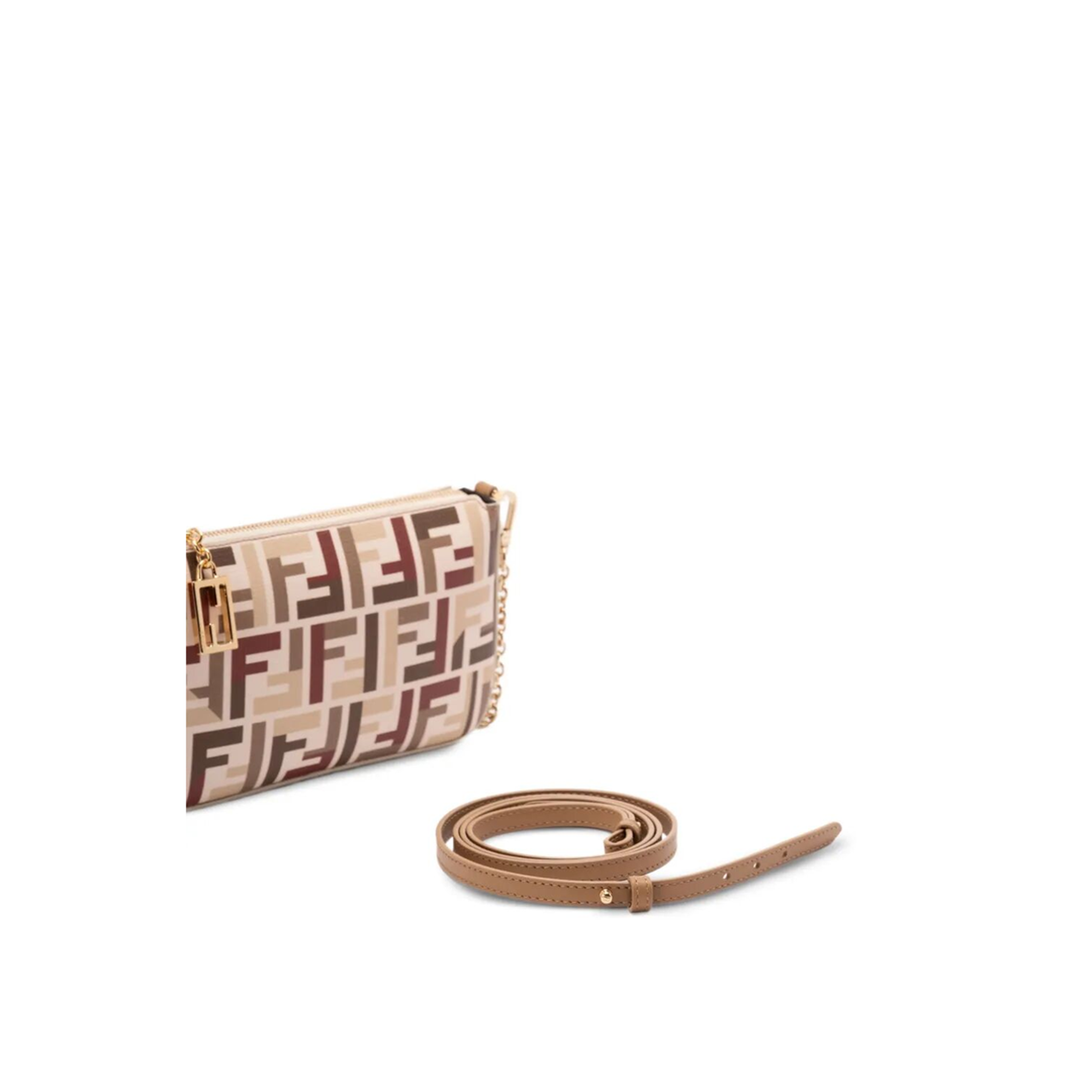 Baguette Ff fabric Pouch - Multicolour