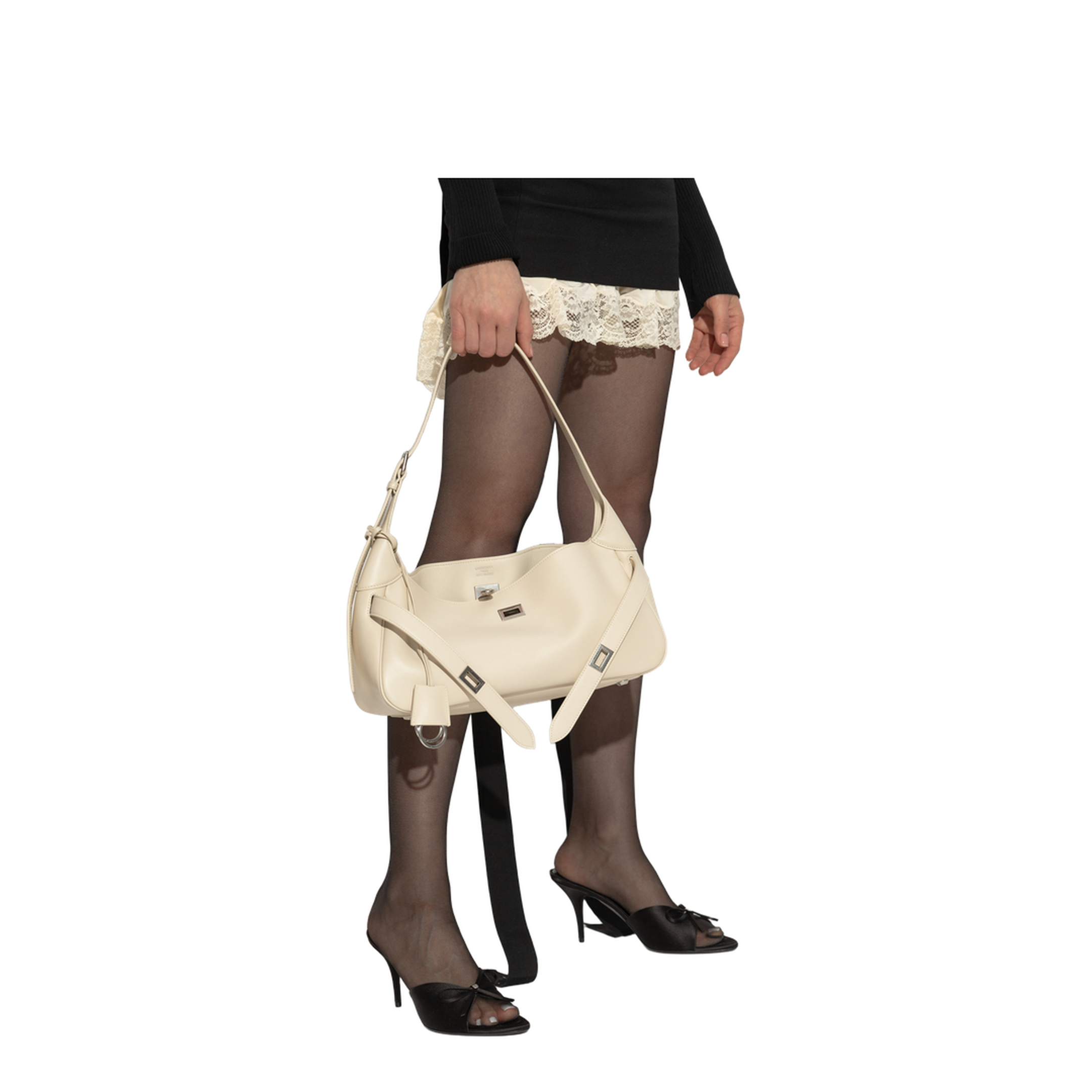 MAYFEYR - Balenciaga - Bel Air Shoulder Bag Small In Soya - 8106802ABAW9723