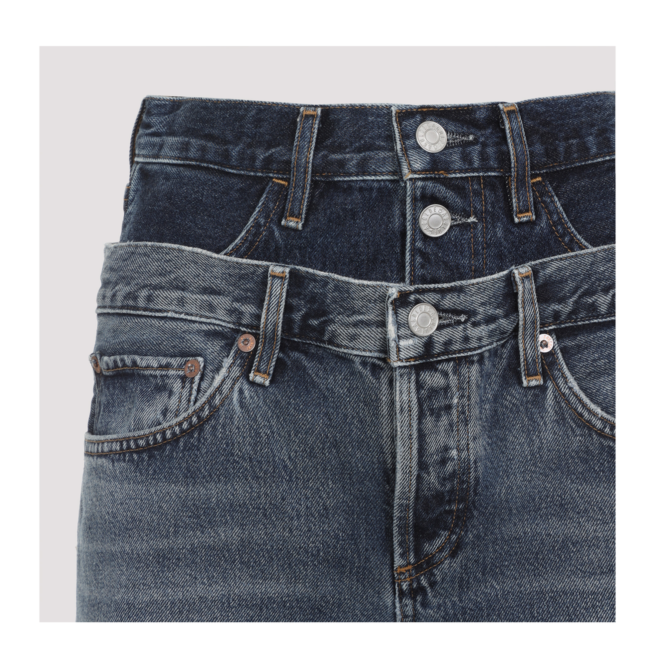 MAYFEYR - Agolde - Elson Blue Cotton Jeans - A2971206PNPOR