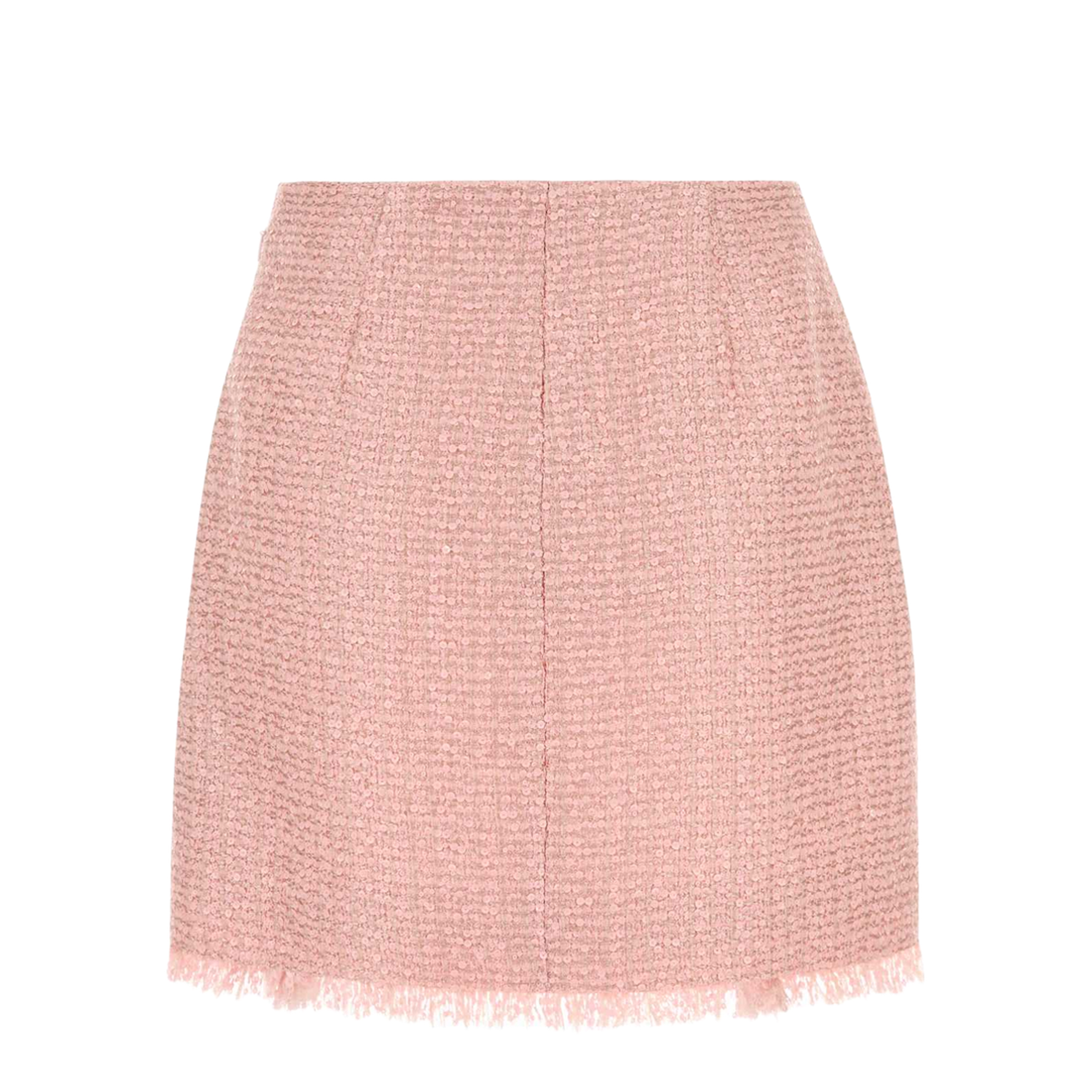 Short Sequinned Tweed Skirts