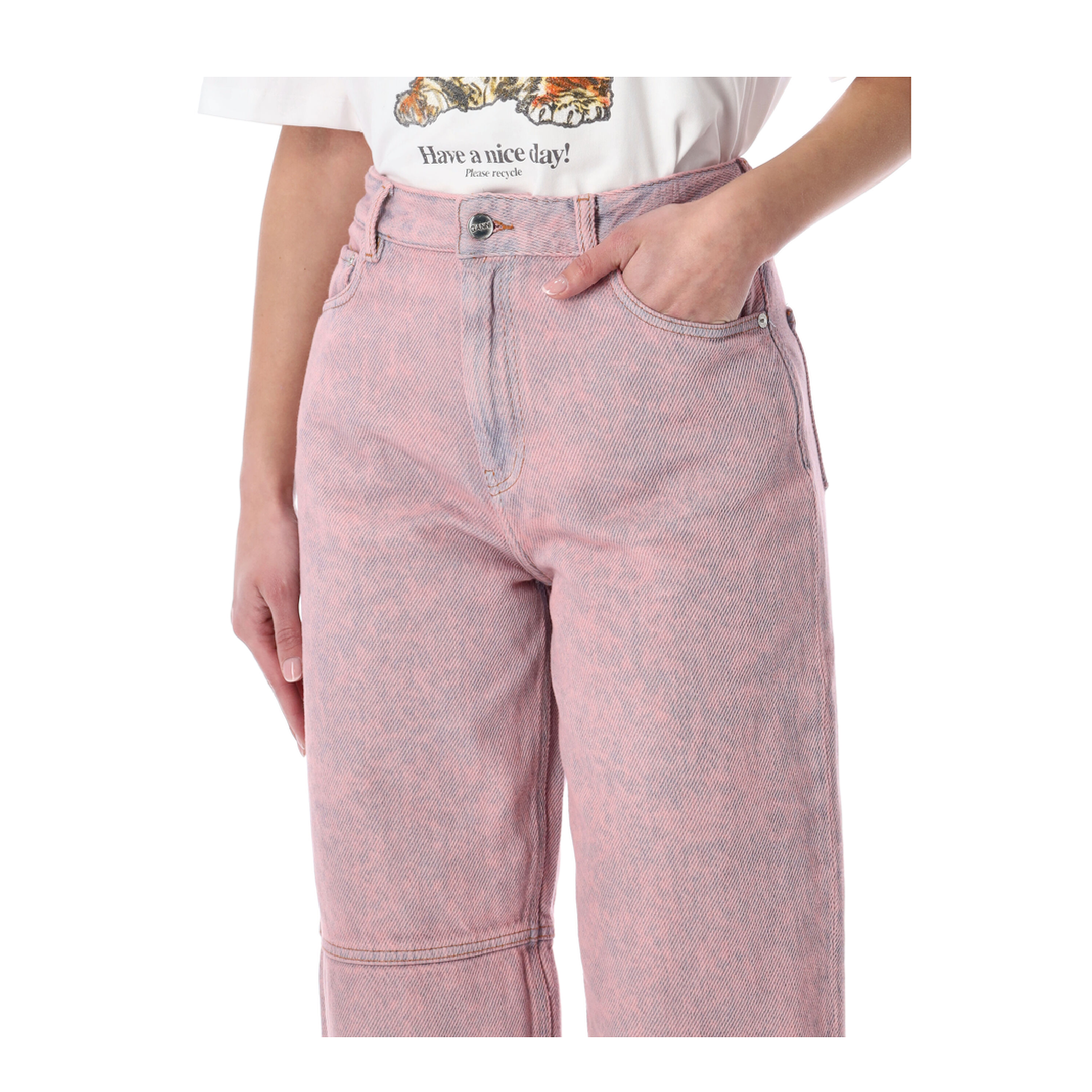 Starry Washed Pink Jeans