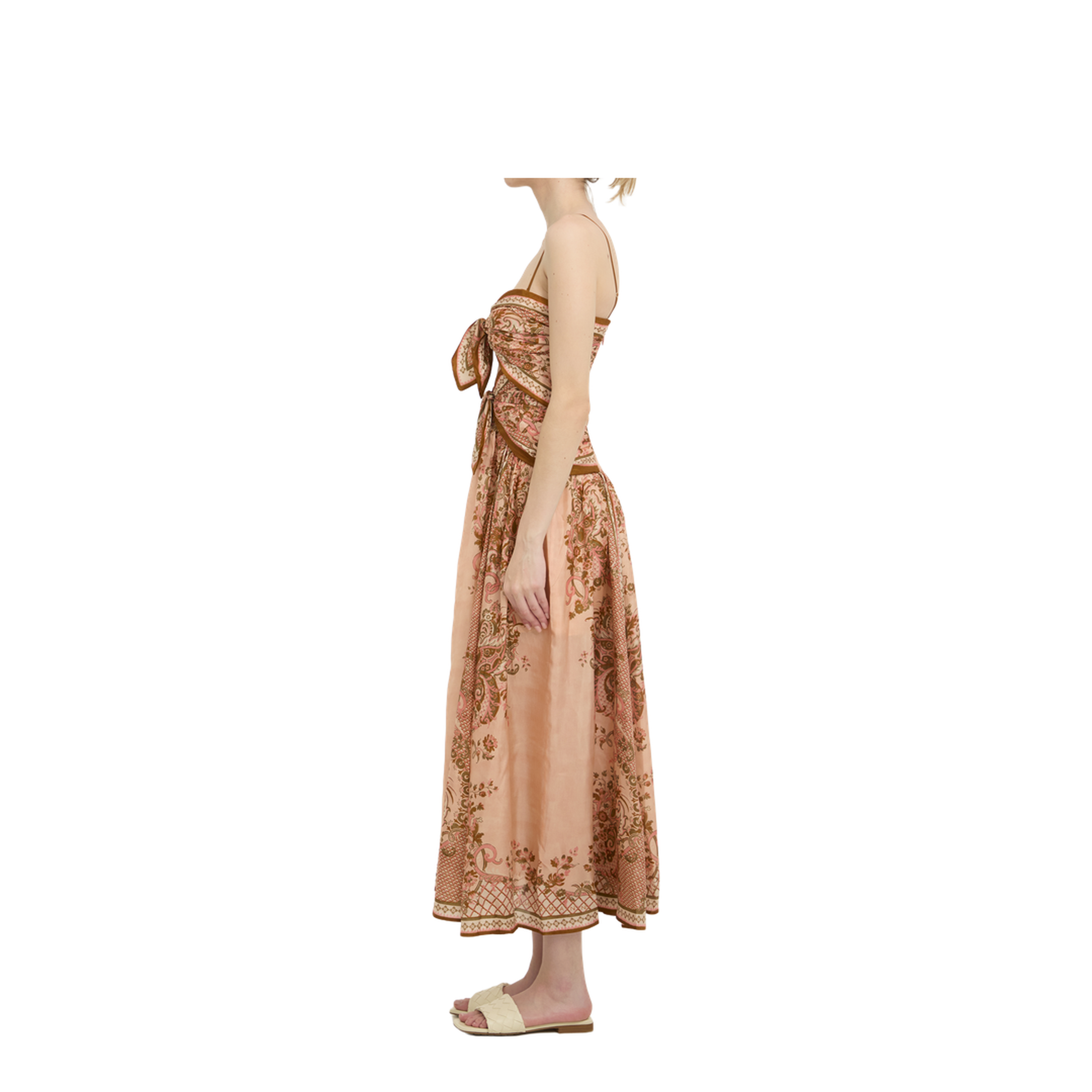 MAYFEYR - Zimmermann - Aster Scarf Print Midi Dress - 8062DSS261PPSFL