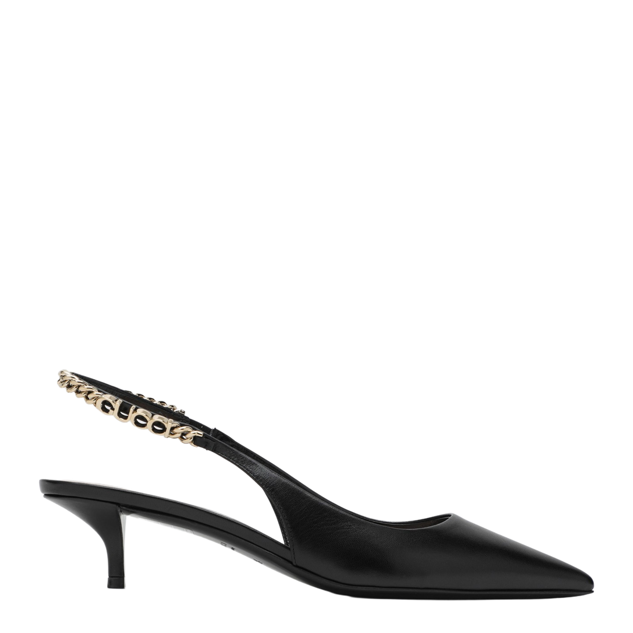 Pumps in Black Leather