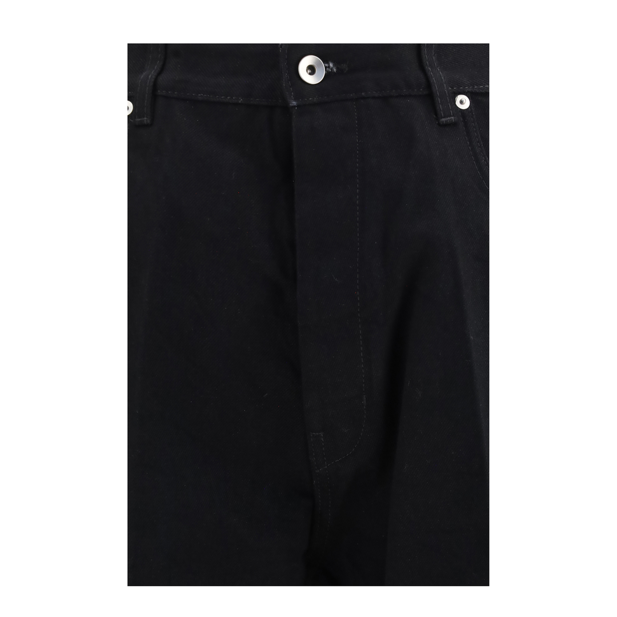 MAYFEYR - Rick Owens - Frayed Hem Cotton Jeans - RR02F4333