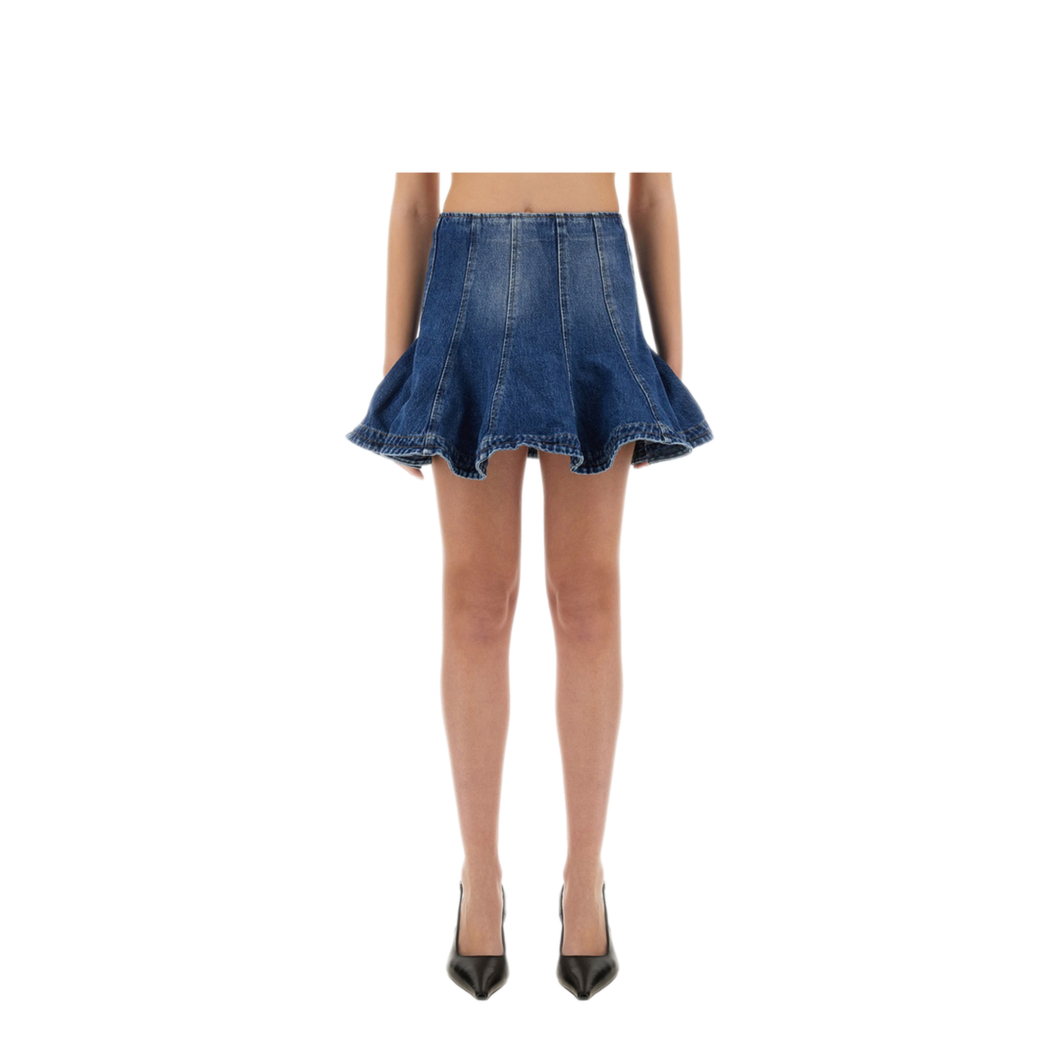 MAYFEYR - MSGM - Denim Skirt - 3842MDD23125724286