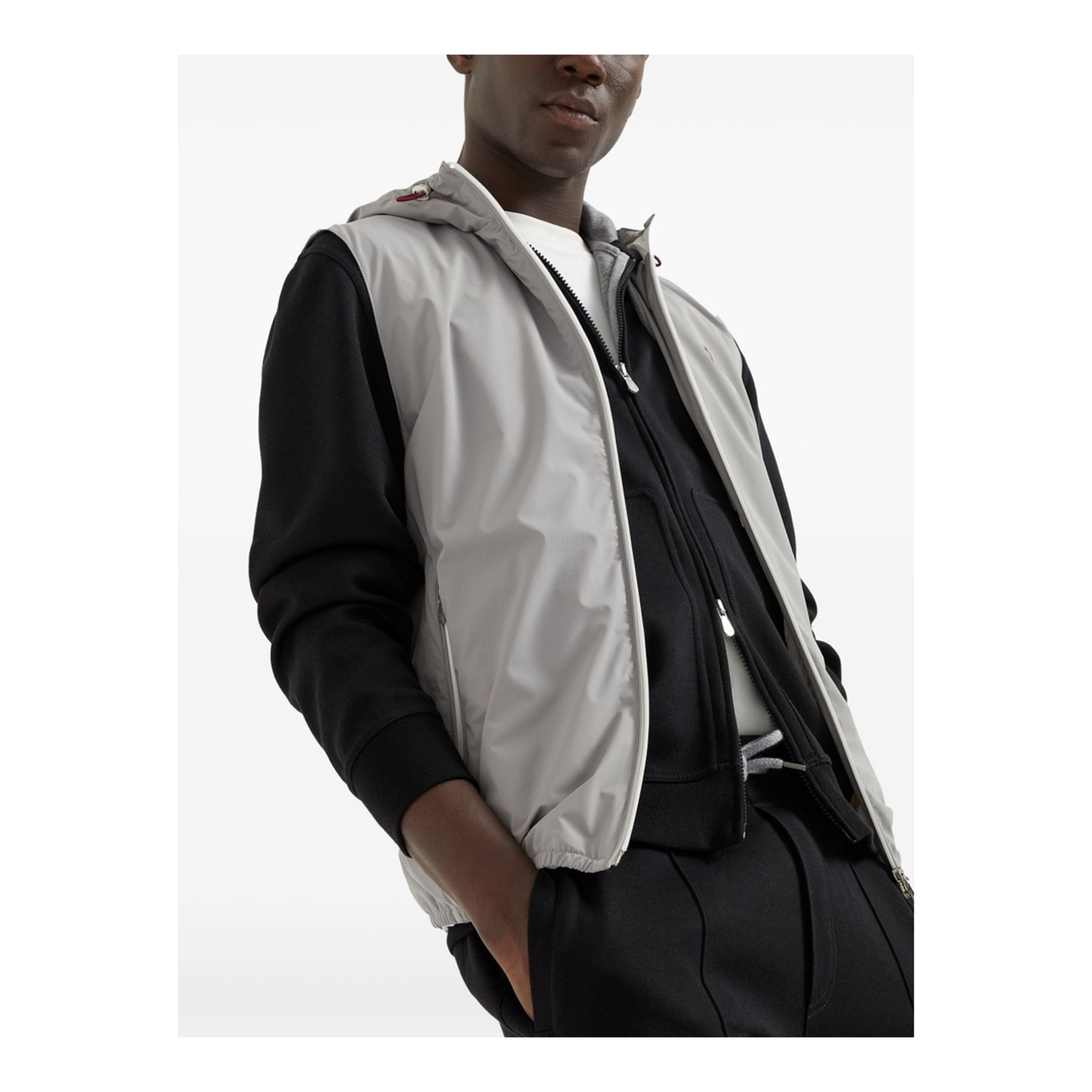 Grey Water-Repellent Vest