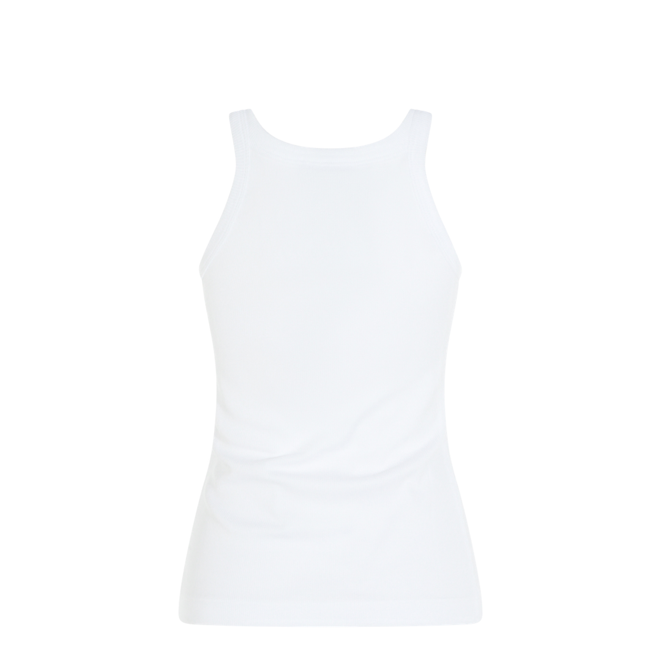 White Top with Logo Patch