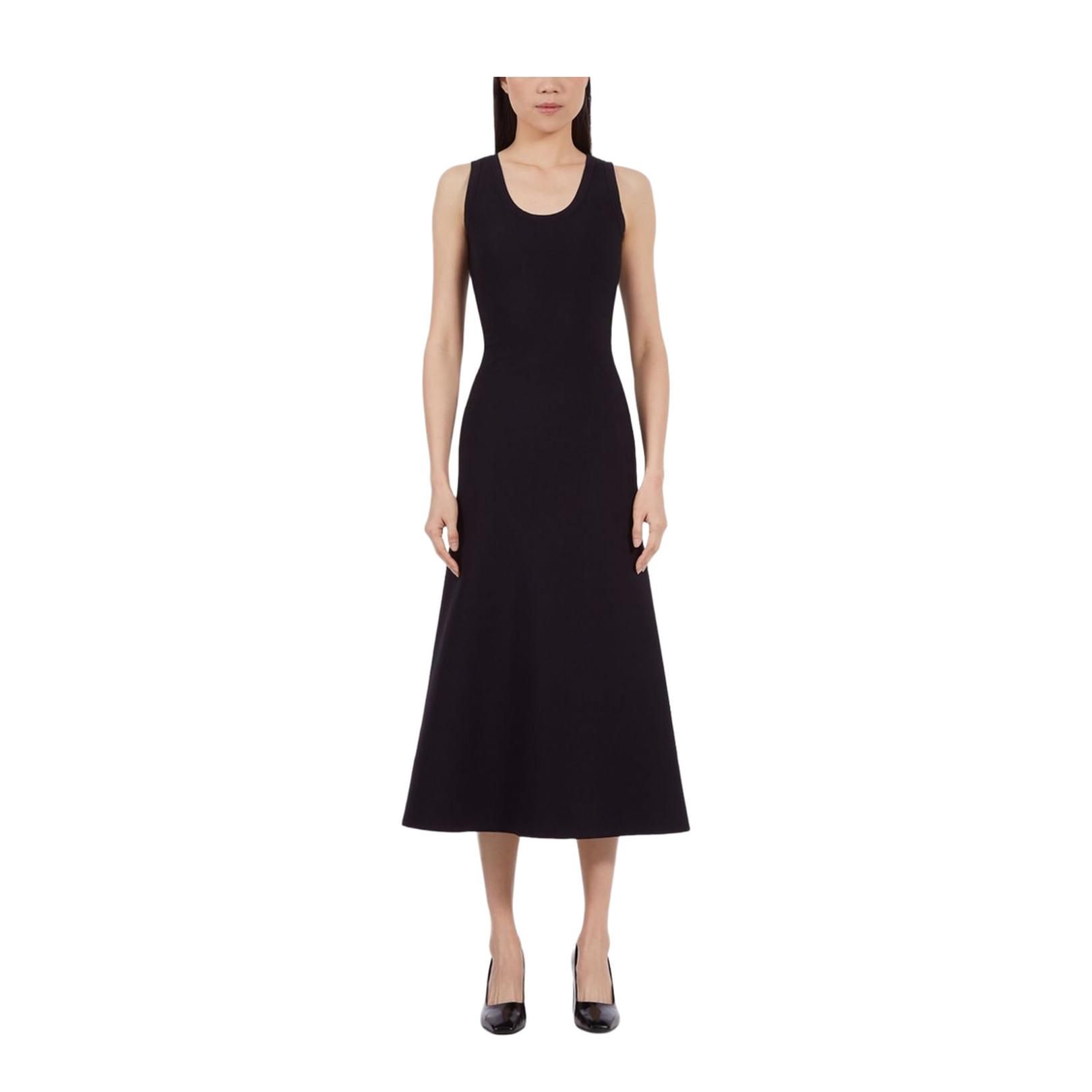 Elegant Flared Midi Dress