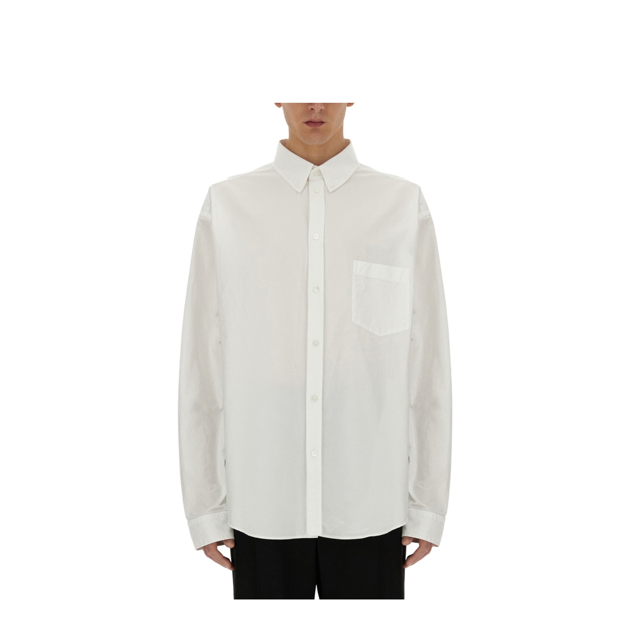 Cotton Poplin Texture Shirt