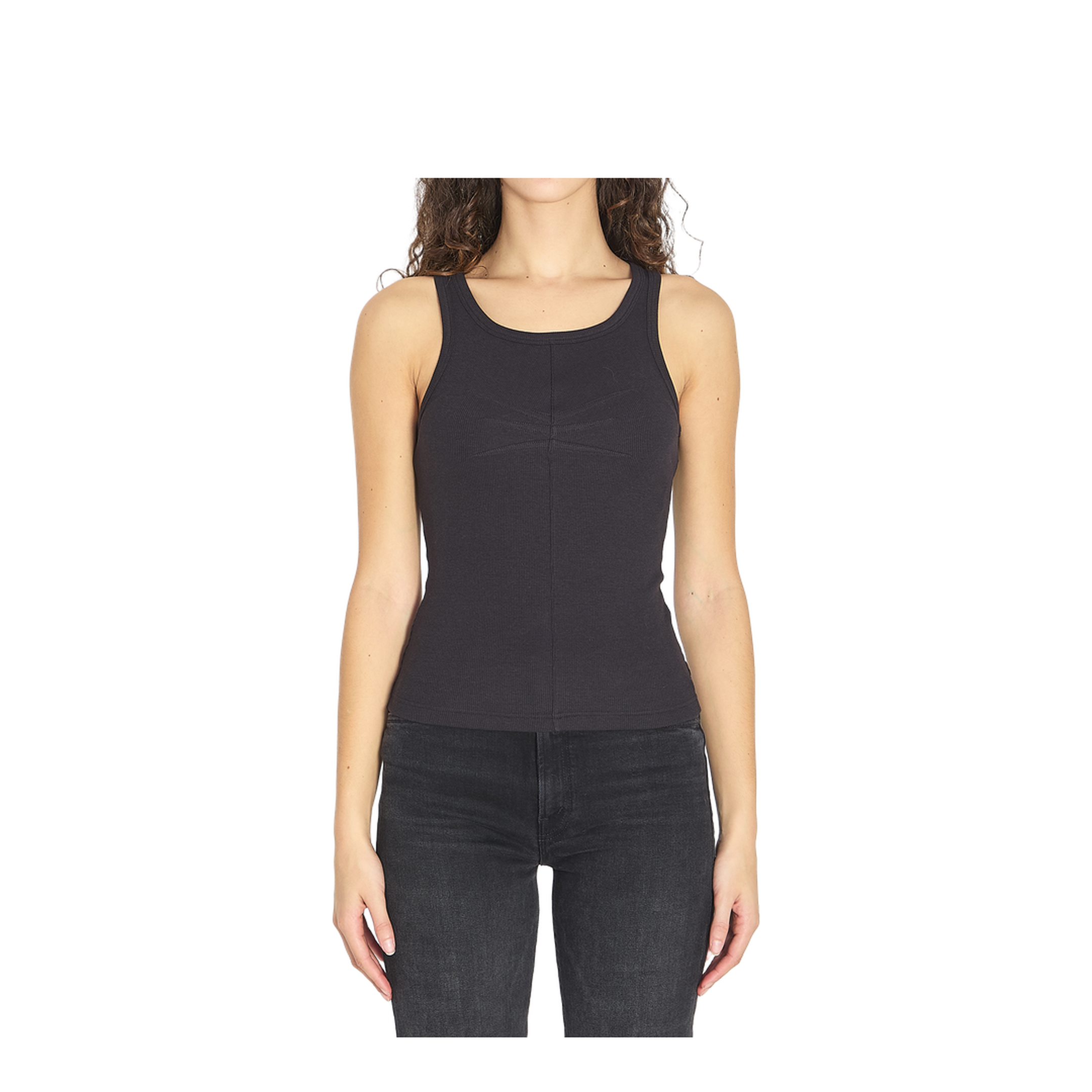 MAYFEYR - Alaia - Cotton Tank Top Black - AA9H1389J085C995
