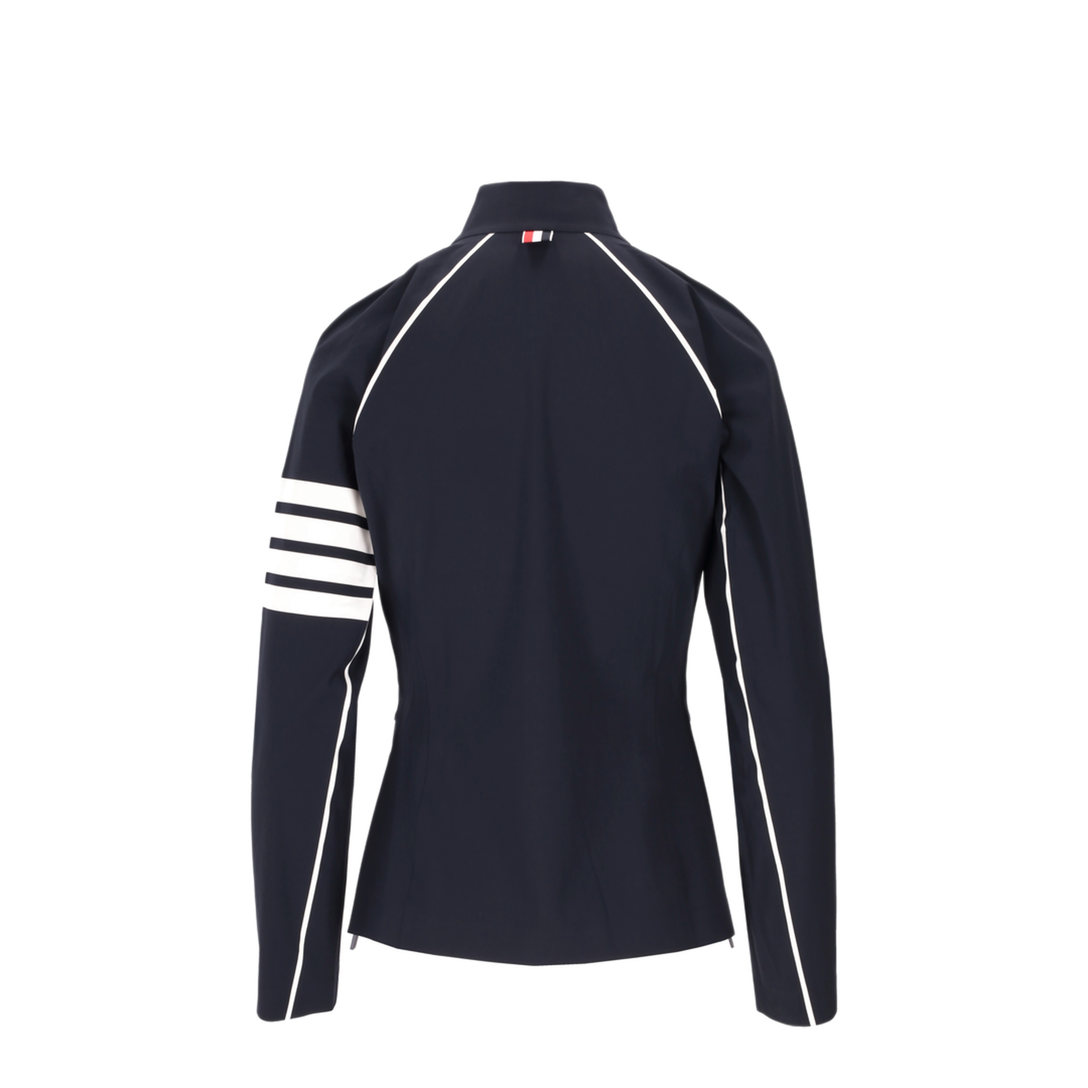 MAYFEYR - Thom Browne - Compression Zip Up Jacket With 4 Bar In Polyamide Stretch Interlock - FJA003A06753461