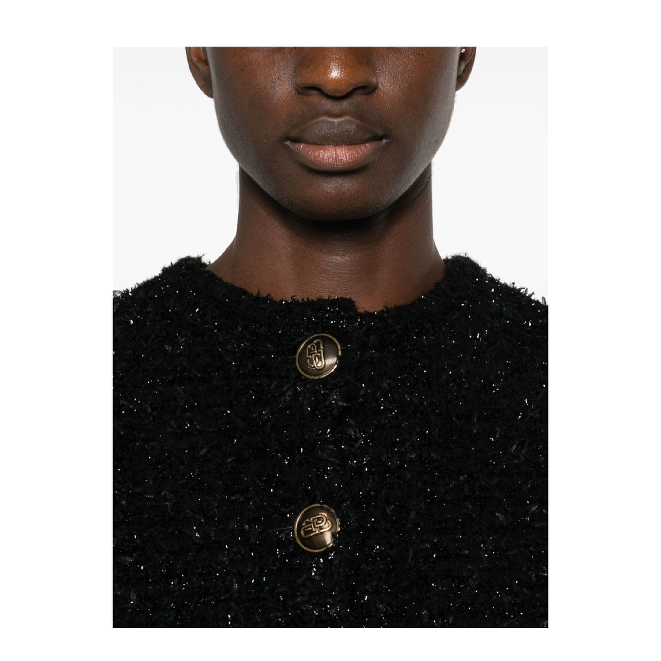 Cropped Tweed Cardigan