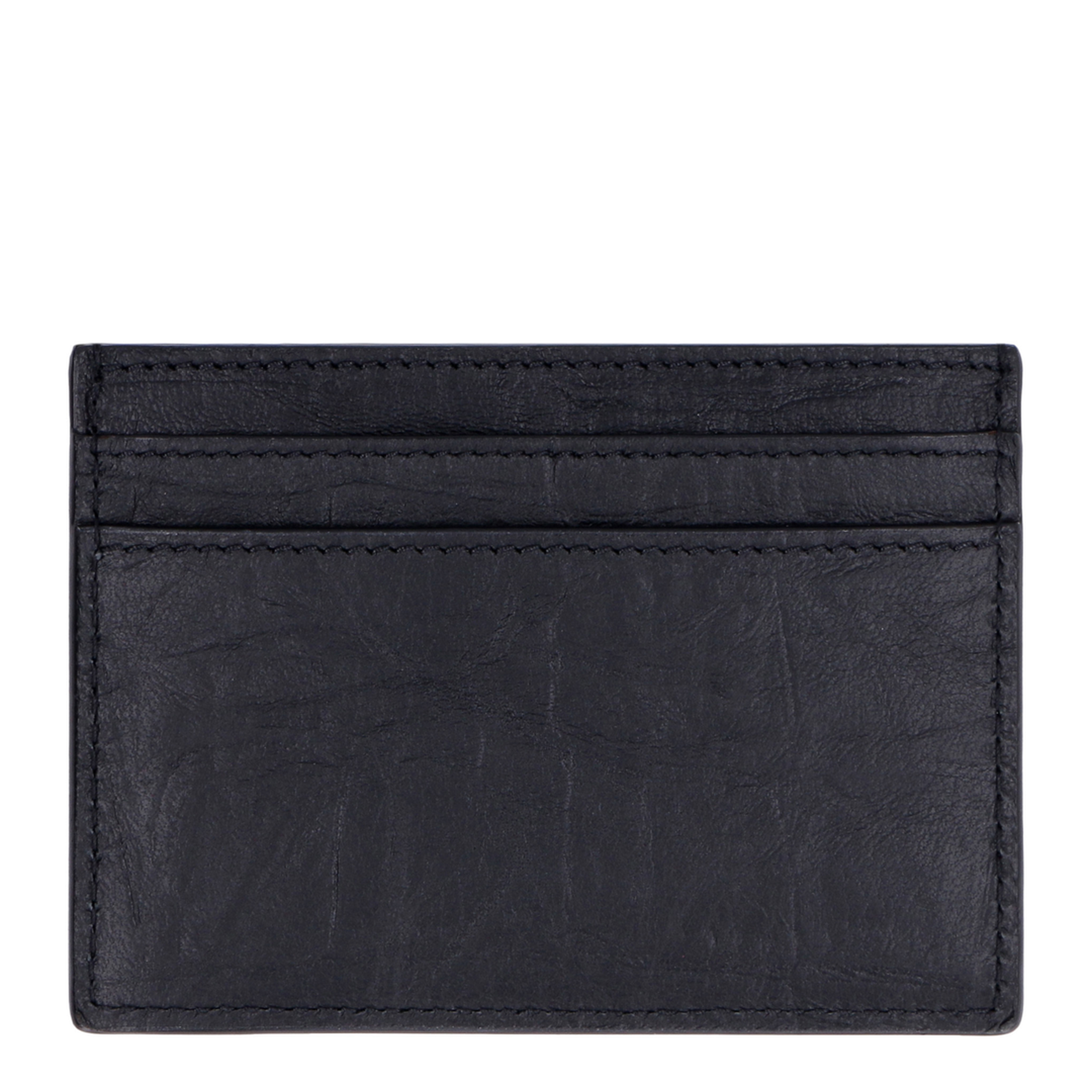 Card Case with Metal Logo