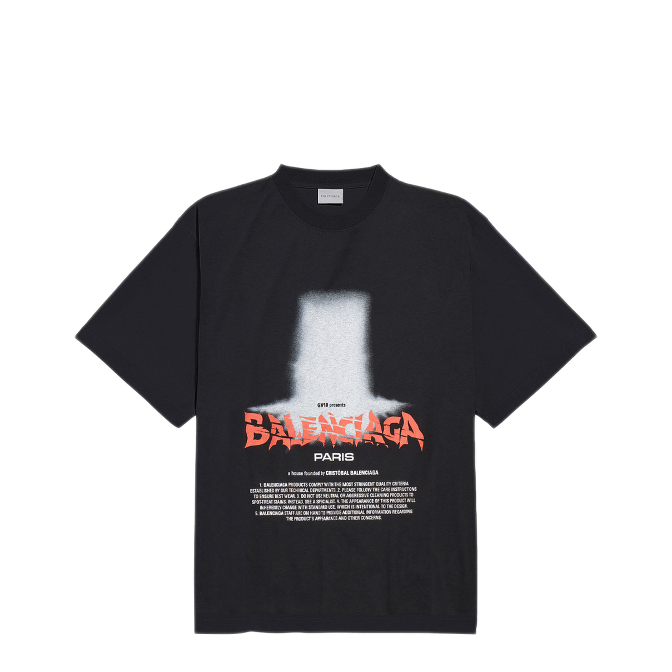 MAYFEYR - Balenciaga - Door Oversized T-Shirt In Dry Jersey - 850345TUVO4