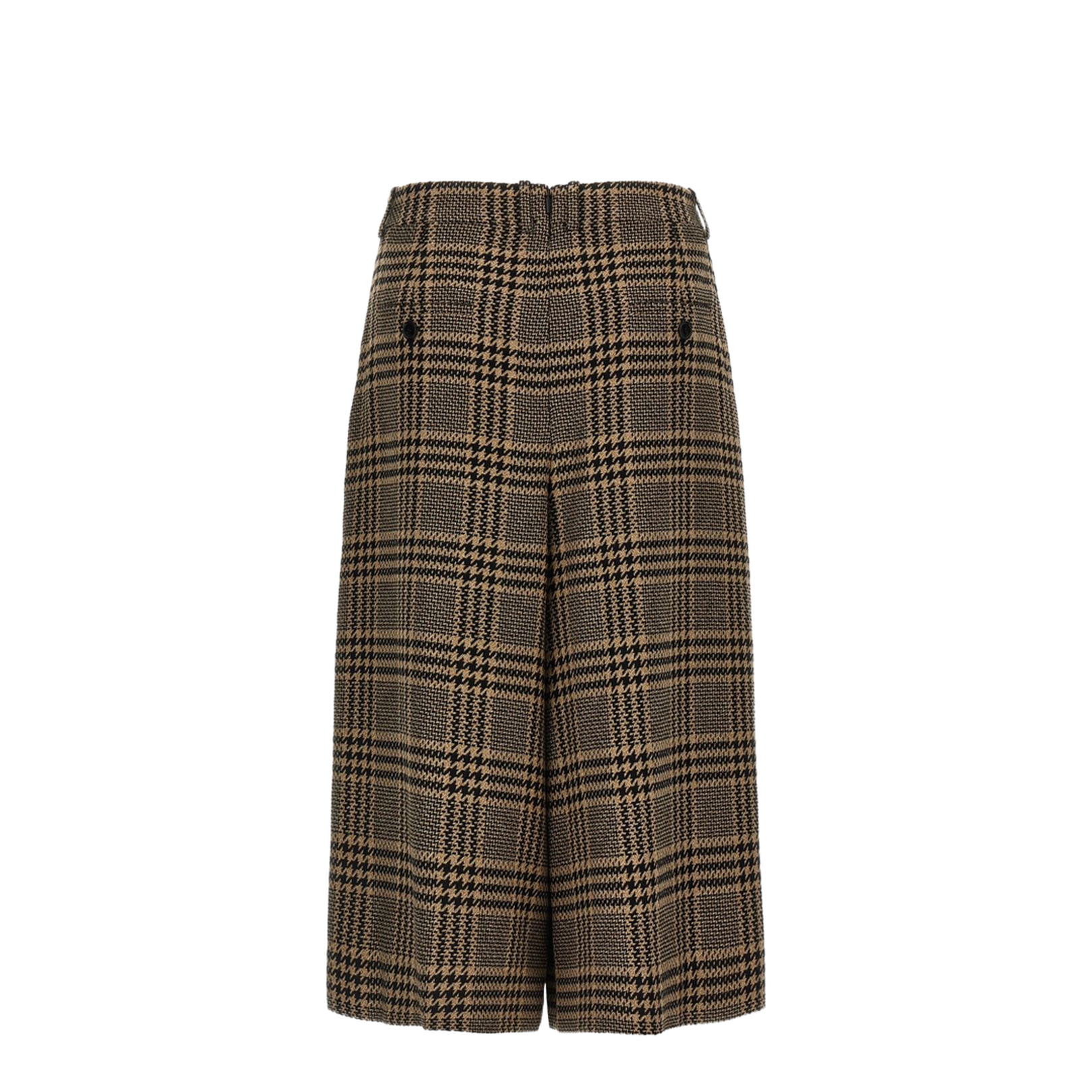 Culottes in Prince of Wale Silk and Cashmere