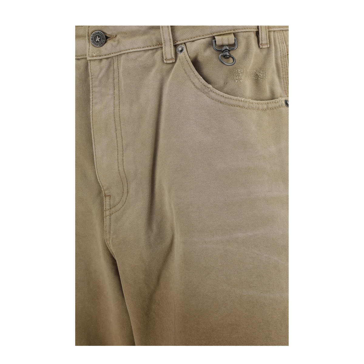 MAYFEYR - Golden Goose - Cotton Pants With Check Detail - GMP02748P002656