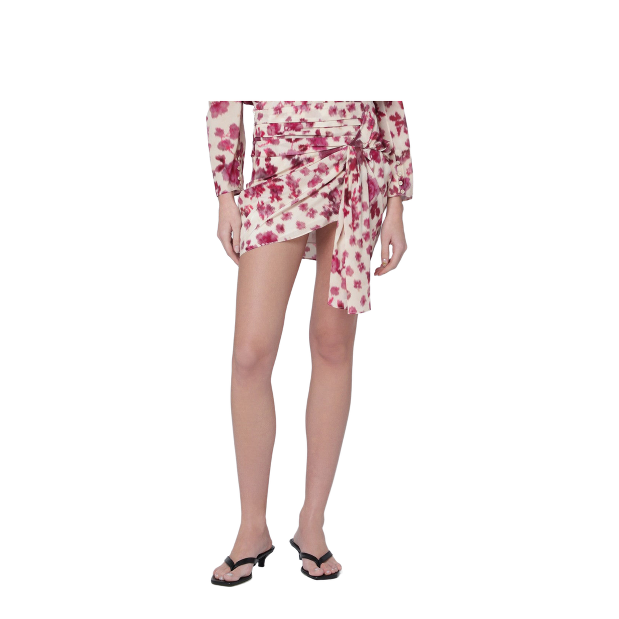 Ovia Multicolour Printed Miniskirt