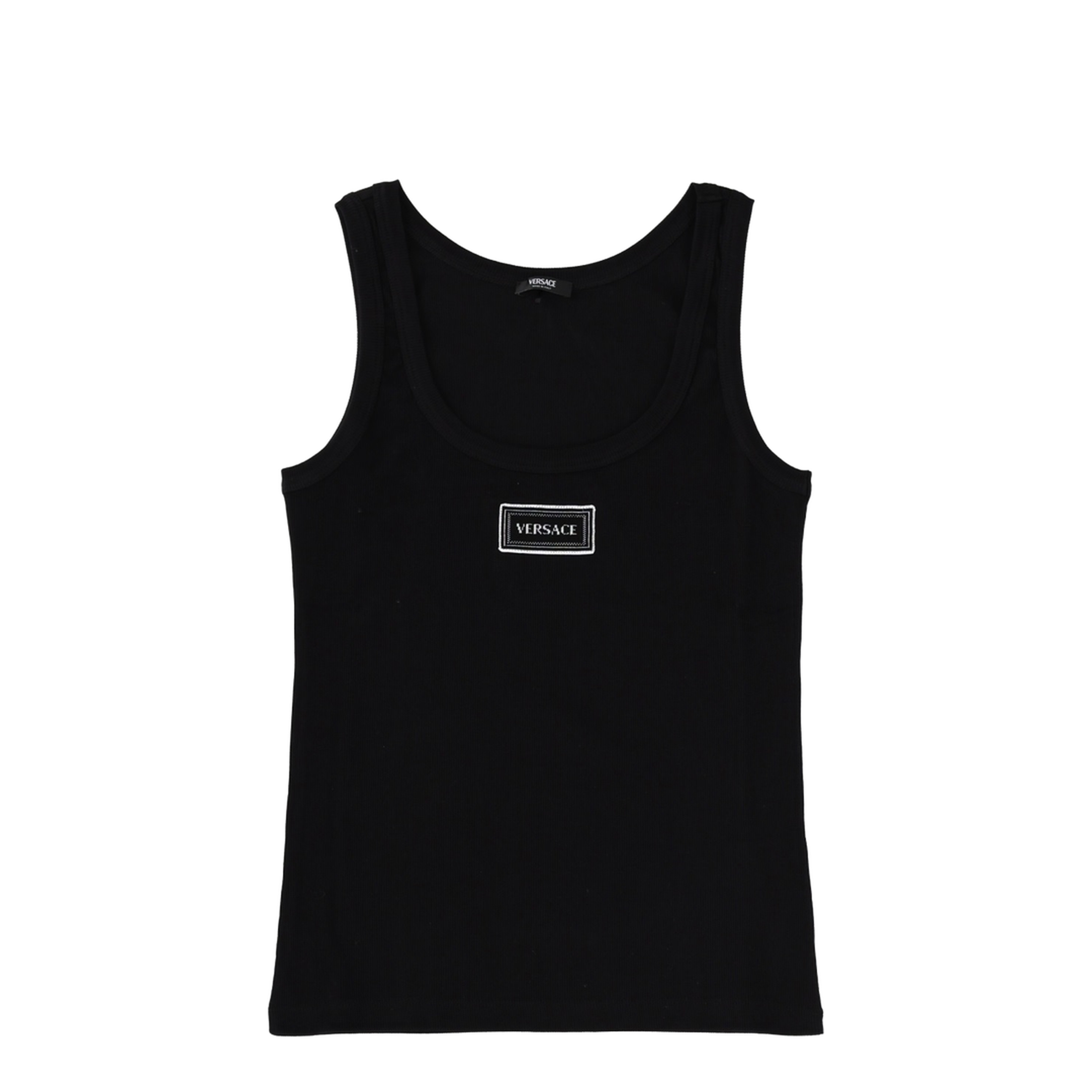 90s Vintage Logo Tank Top Black