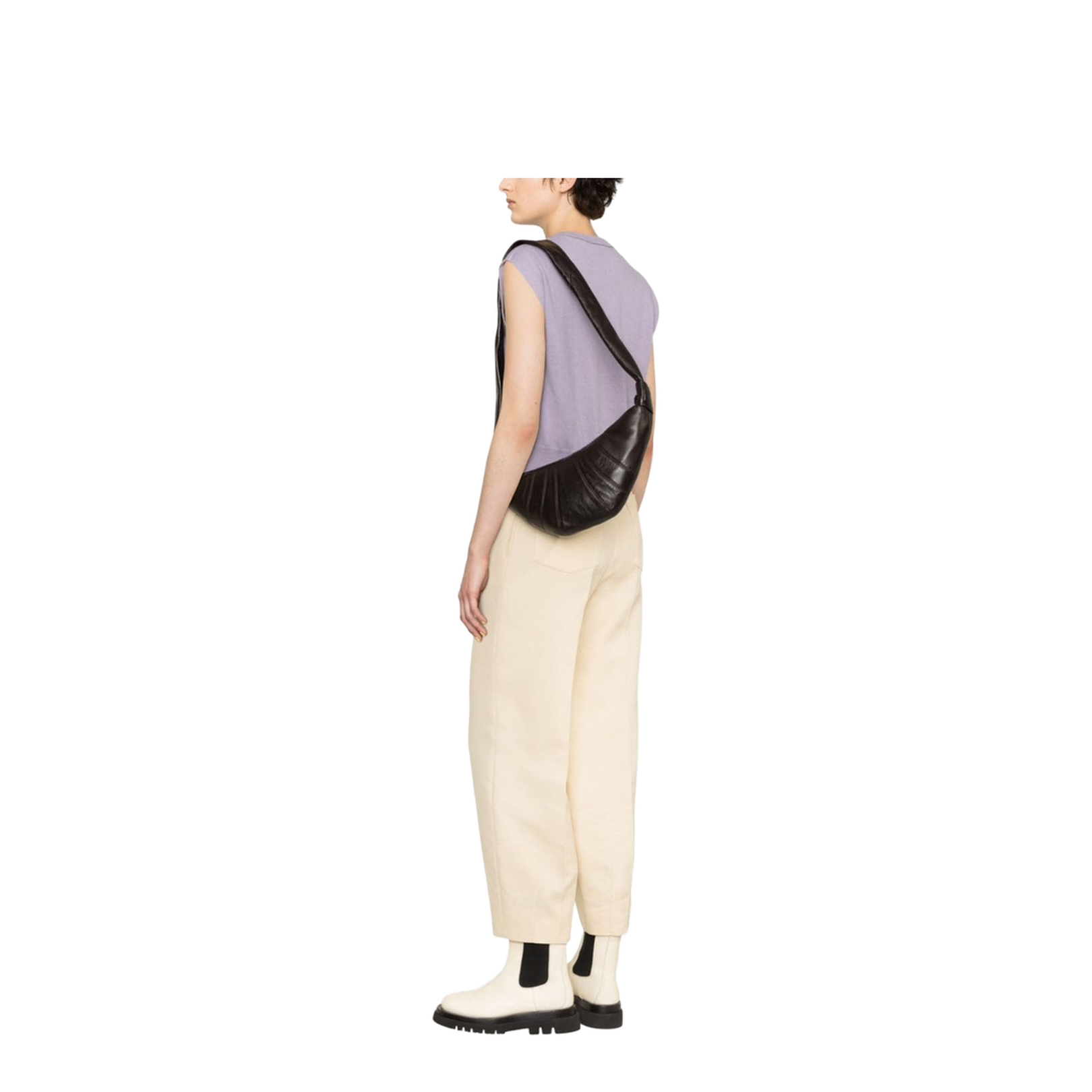 Croissant Small Leather Shoulder Bag
