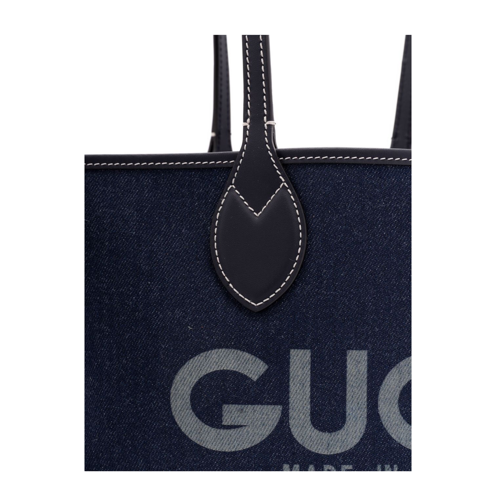 Totissima Large Denim Tote Bags - Blue